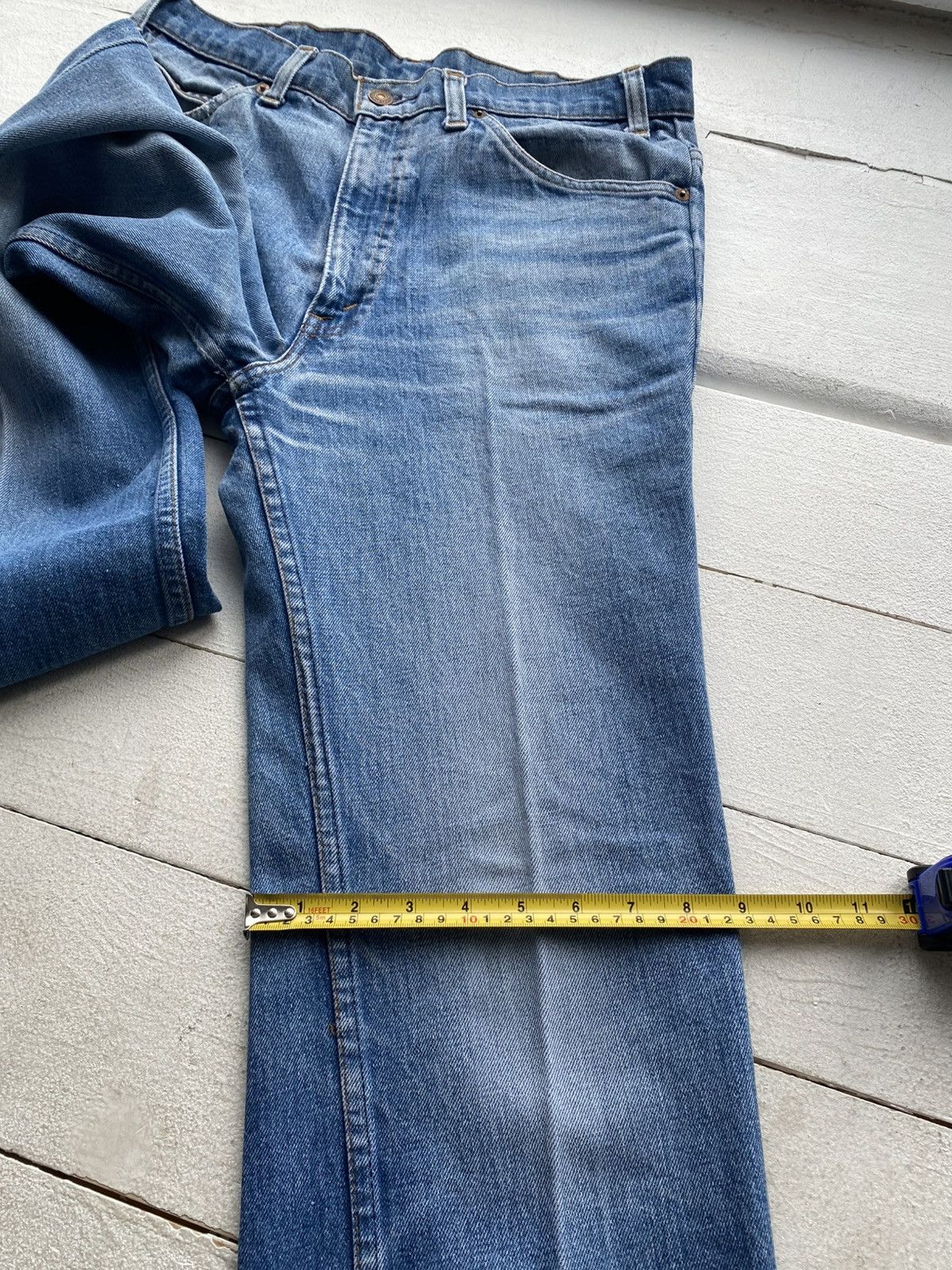 Levi's Vintage Clothing 90s vntg Levi’s Orang Tab Light Wash Denim Jeans Faded Blue Size US 32 / EU 48 - 25 Thumbnail