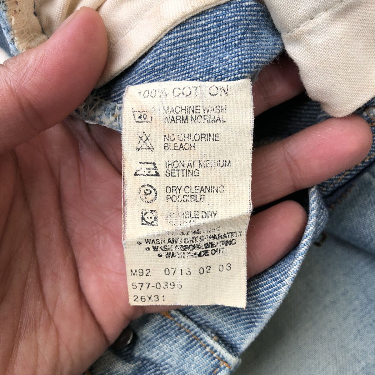 Levi's Vintage Clothing × Vintage Levi's 577 Women's Boyfriend Bot Cut Style Like New Size US 28 / EU 44 - 11 Thumbnail