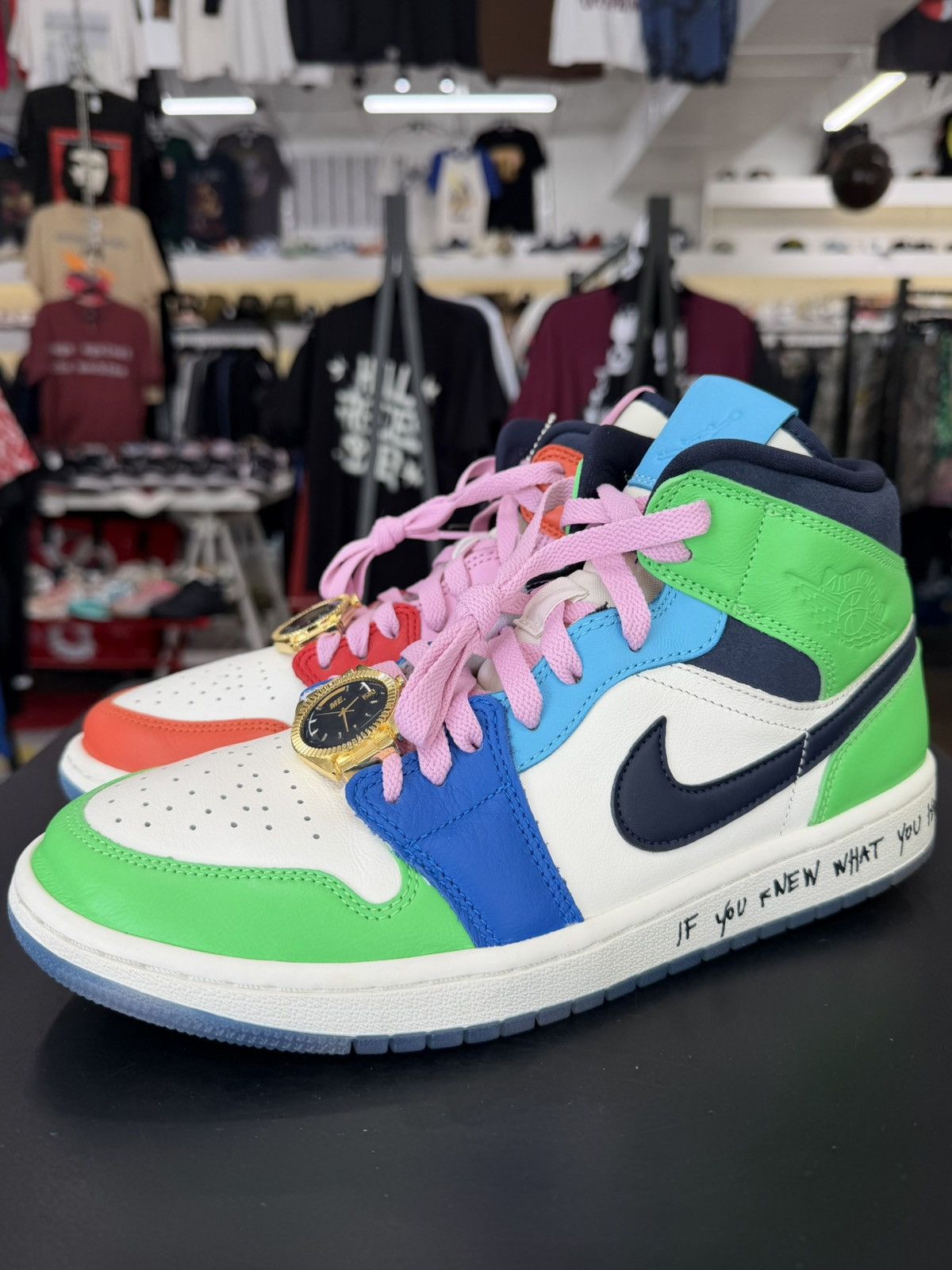 Jordan Brand Air Jordan 1 Mid Fearless Melody Ehsani Size 10.5W/9M (2019) Size US 10.5 / EU 43-44 - 1 Thumbnail