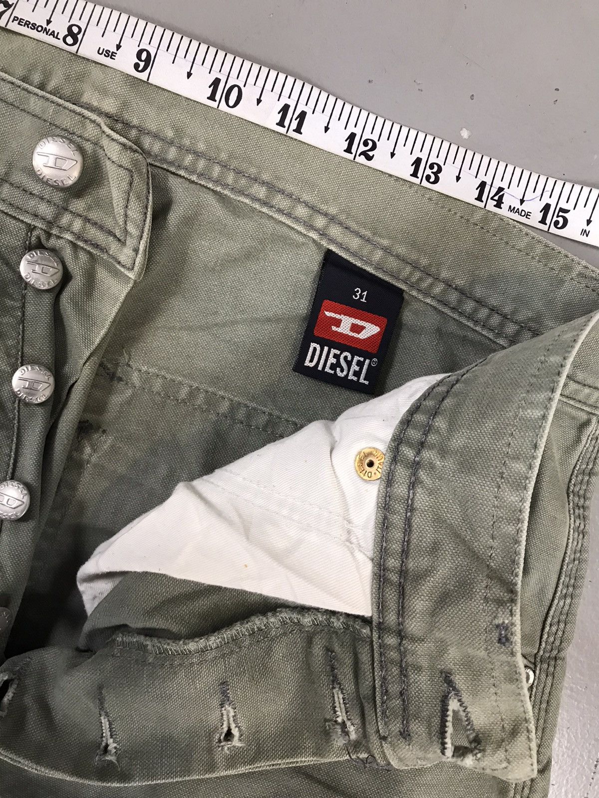 Diesel × Vintage Vintage diesel double knee denim Size US 34 / EU 50 - 7 Thumbnail