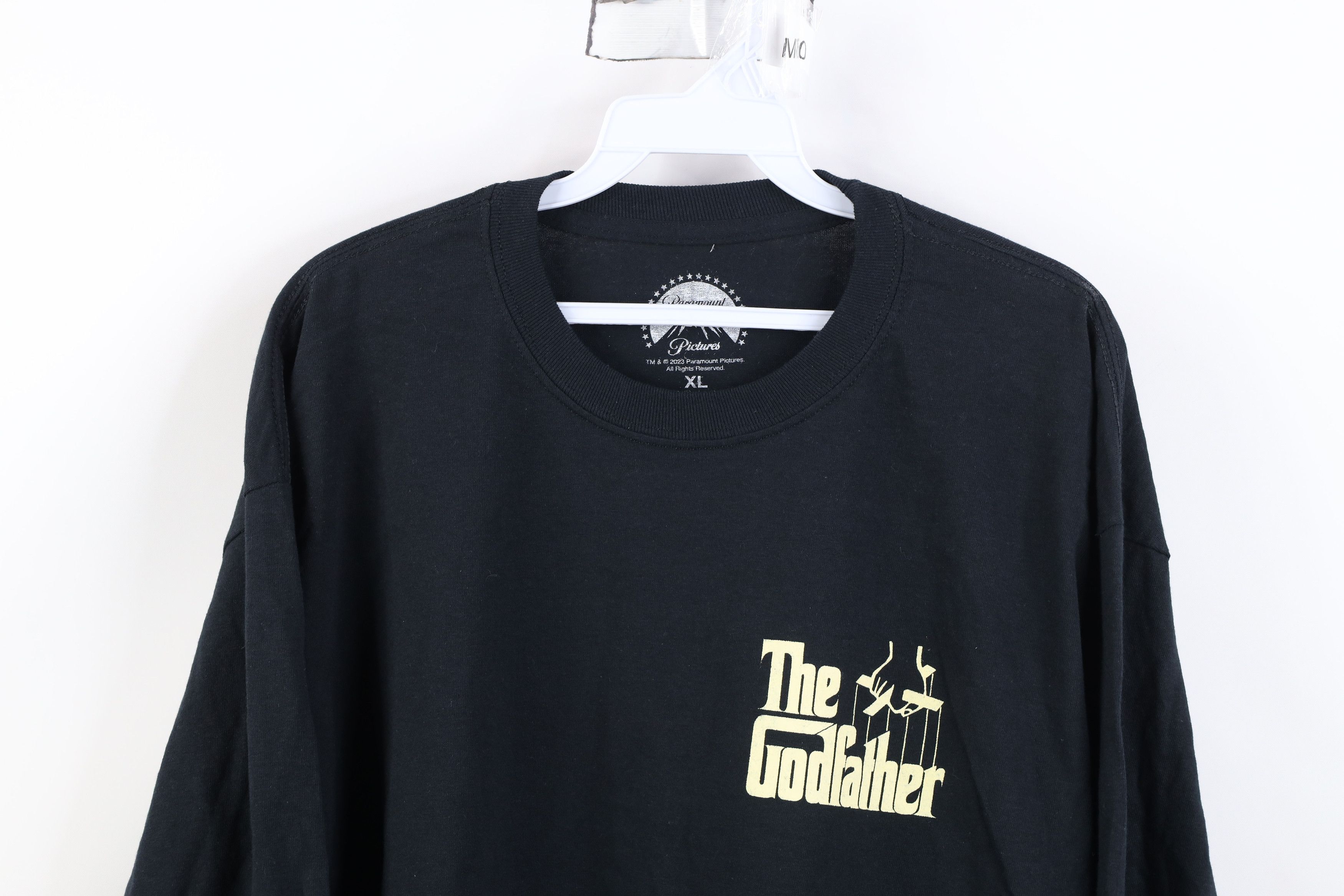 Vintage Y2K Streetwear The Godfather Movie Long Sleeve T-Shirt Black Size US XL / EU 56 / 4 - 2 Thumbnail