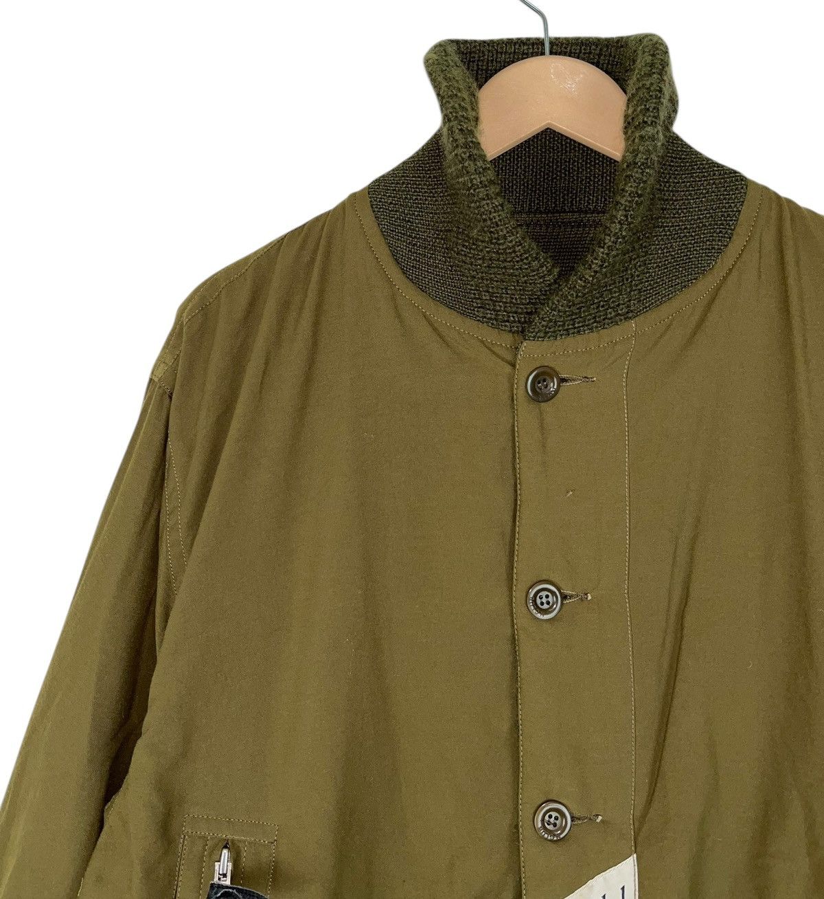 Nicole Club Vtg Reversible Nicole Club For Men Wool Cotton Heavy Jacket Size US M / EU 48-50 / 2 - 16 Thumbnail