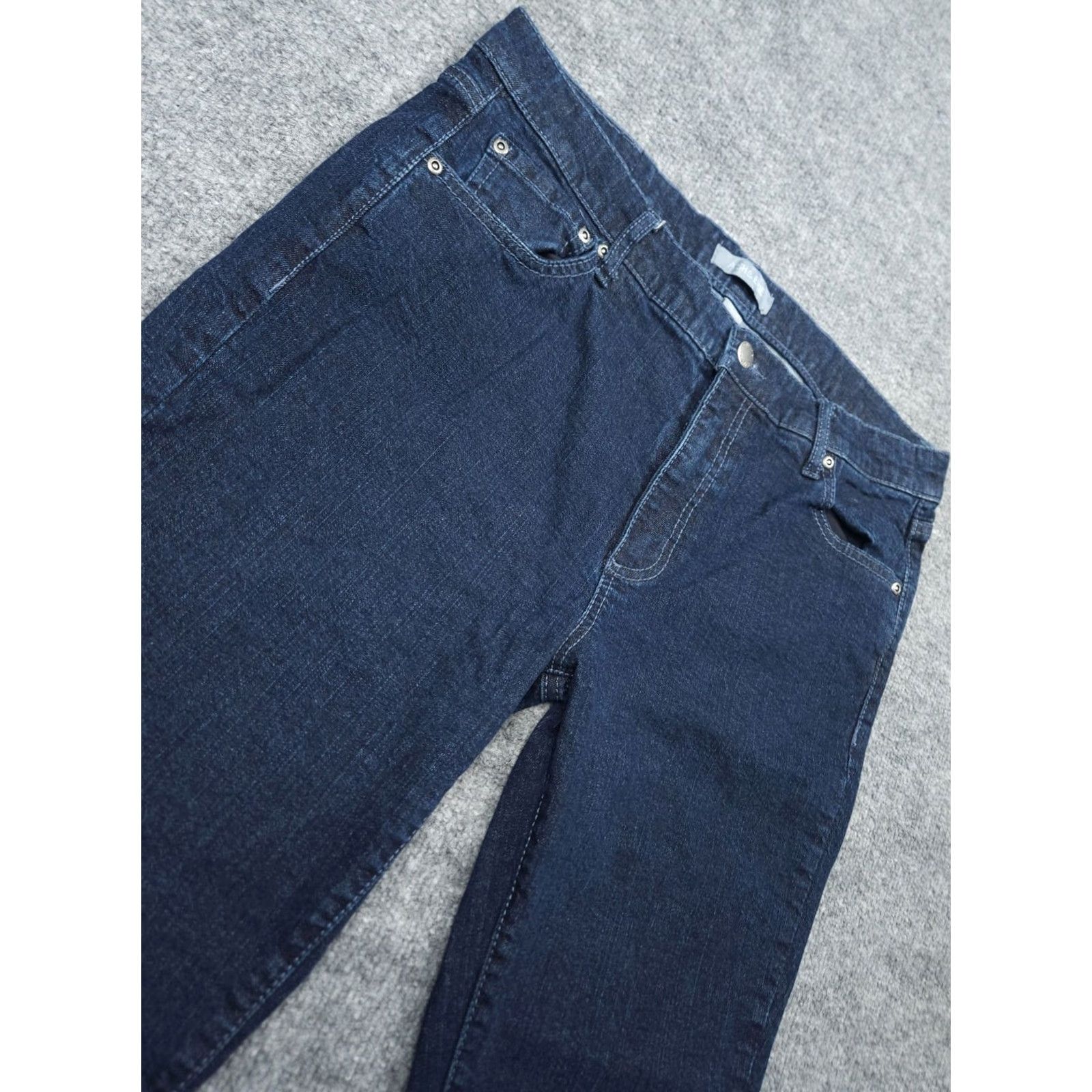 ASH ASH & ERIE Jeans Men 34 x 28 Blue Denim Stretch Slim 5-Pocket Straight Inseam 28 Regular Size 32 Blue Denim Stretch Jeans Size US 32 / EU 48 - 3 Thumbnail