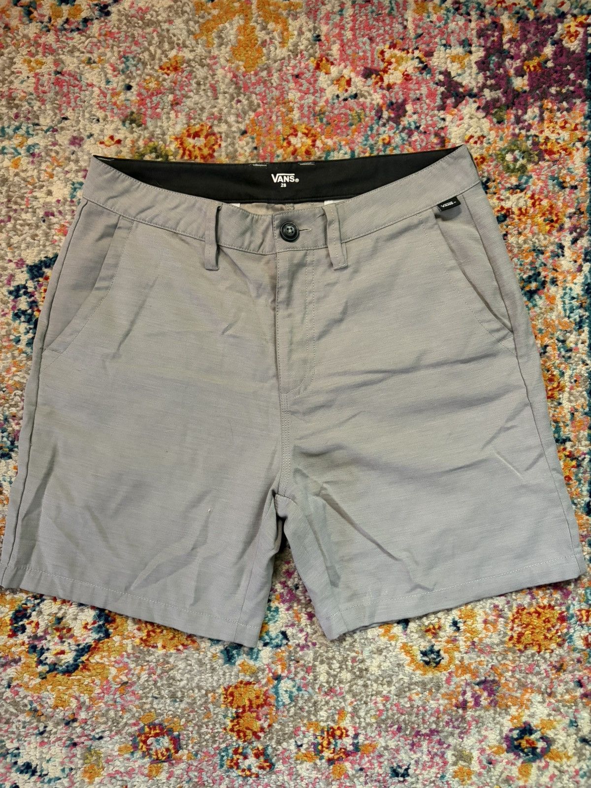 Vans Vans Grey Chino Shorts Size US 28 / EU 44 - 1 Thumbnail