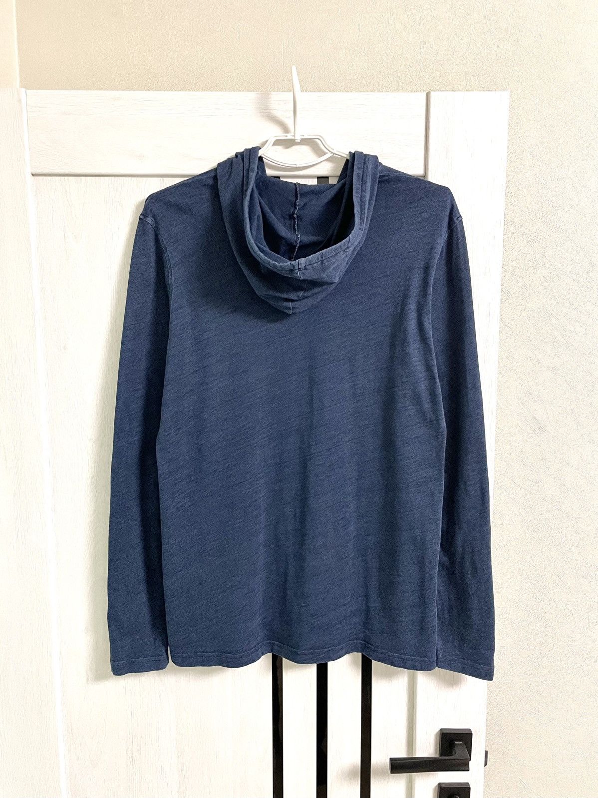 Balmain Balmain Velour Logo Hooded Long Sleeve T-Shirt Hoodie Size US M / EU 48-50 / 2 - 12 Thumbnail