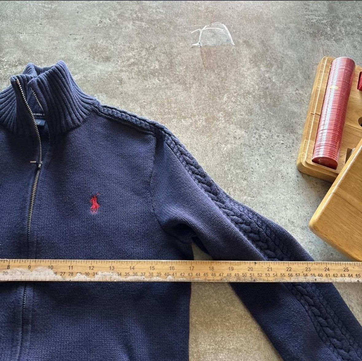 Polo Ralph Lauren Ralph Lauren vintage Polo zip-up sweater Size US M / EU 48-50 / 2 - 4 Thumbnail