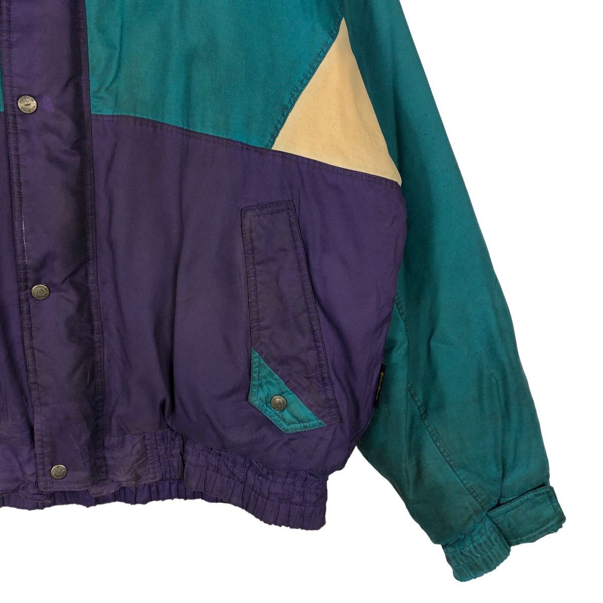Japanese Brand 🔥Multi Colour Biker Jacket Sohshin Parachute Cargo Pockets Size US L / EU 52-54 / 3 - 5 Thumbnail