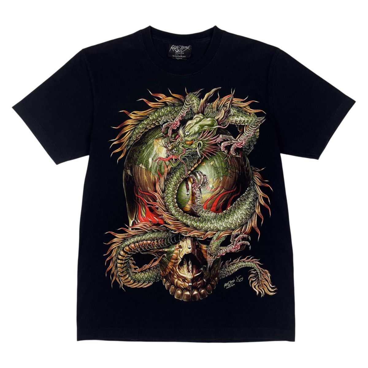 Band Tees × Japanese Brand Rock Chang 3D Dragon Glow In The Dark T-Shirt Size US M / EU 48-50 / 2 - 2 Thumbnail