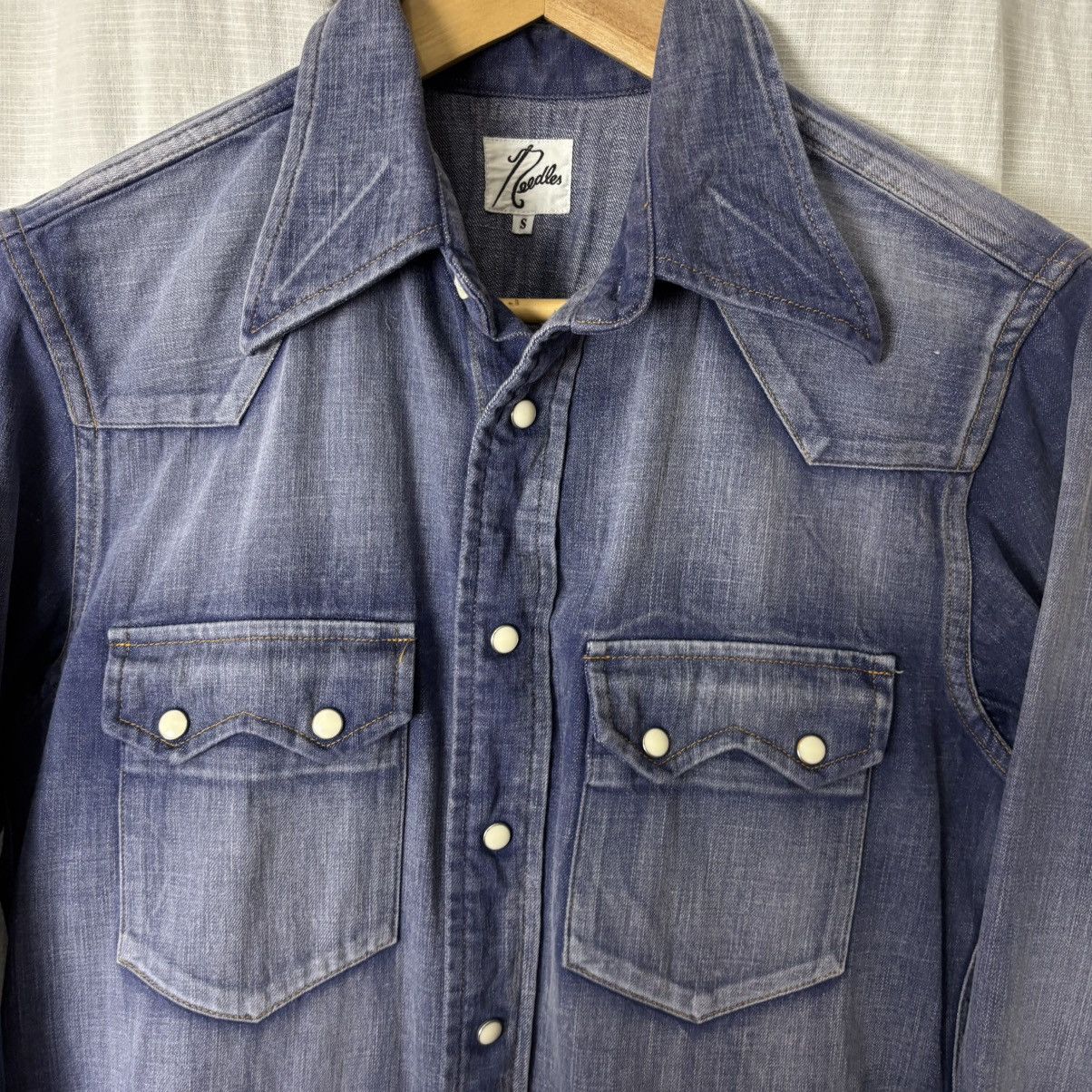 Needles Needles denim western shirt Size US S / EU 44-46 / 1 - 3 Thumbnail