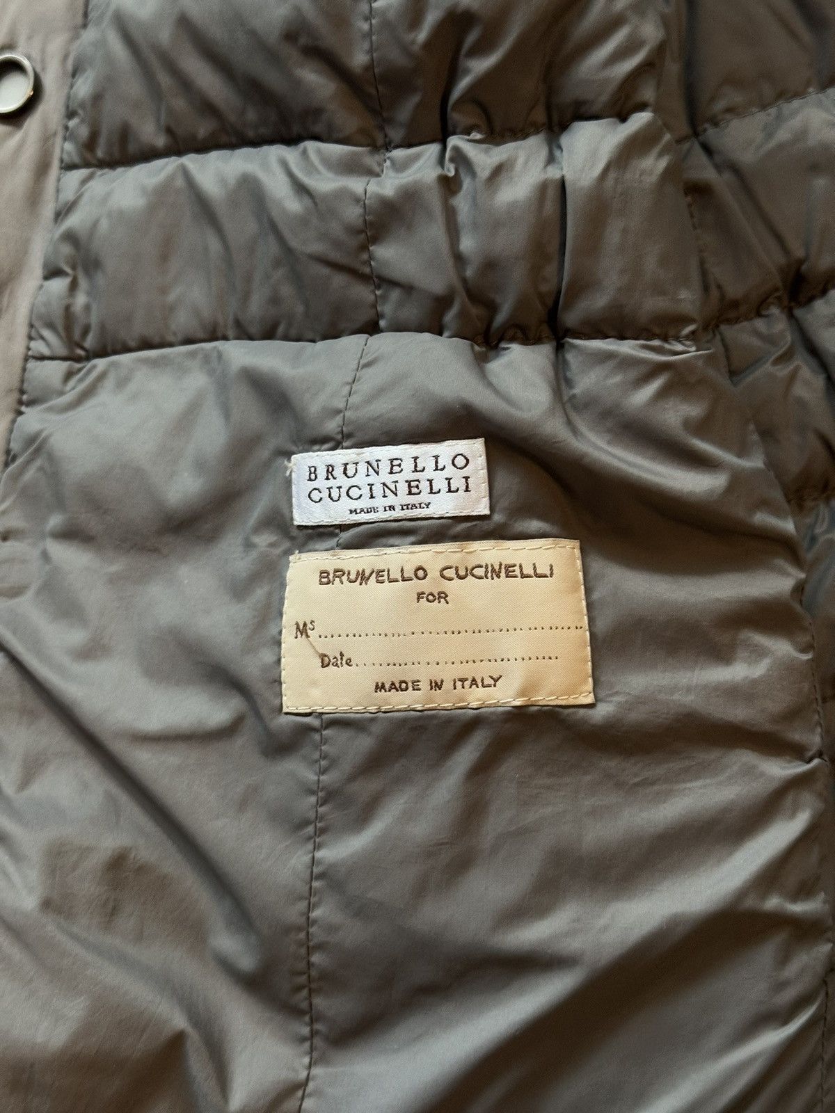 Brunello Cucinelli × Designer Brunello Cucinelli luxury belted puffer down vest gilet Size M / US 6-8 / IT 42-44 - 10 Thumbnail