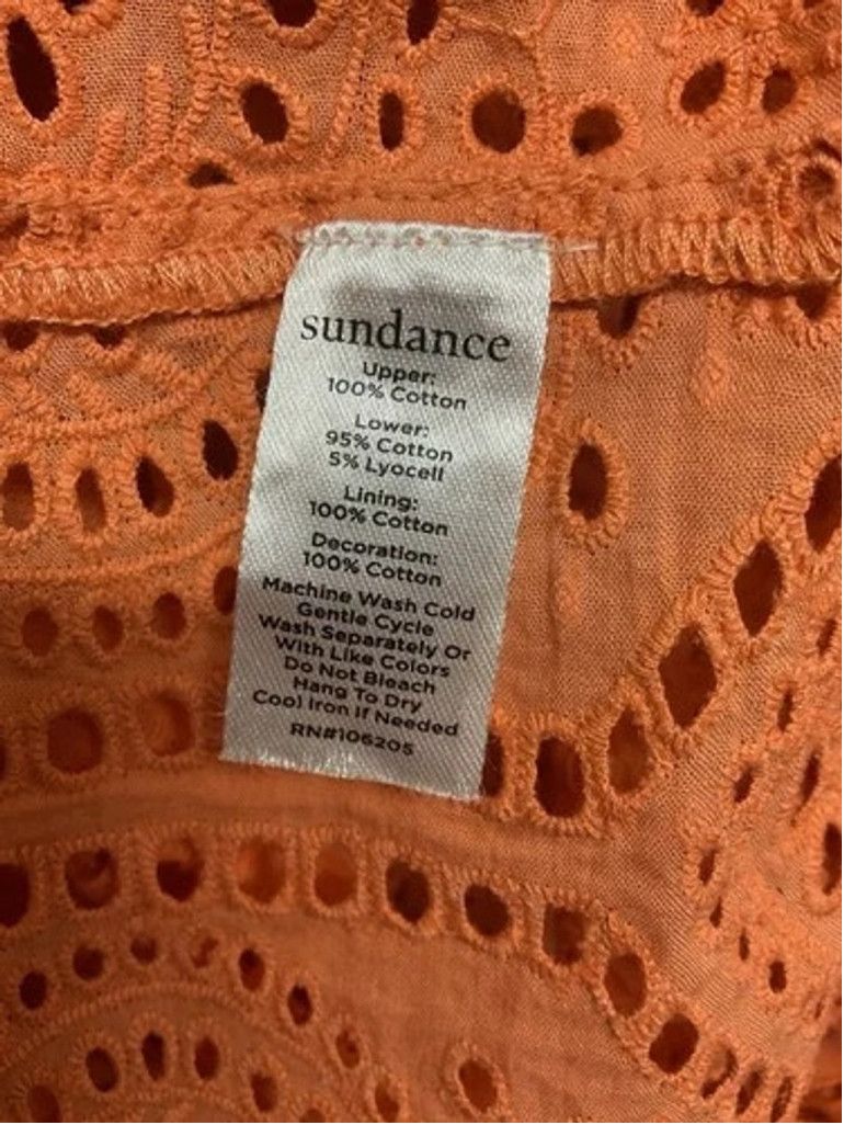 Other NWT Sundance Astoria Boho V-Neck Eyelet Maxi Dress Women XL Size XL / US 12-14 / IT 48-50 - 4 Thumbnail