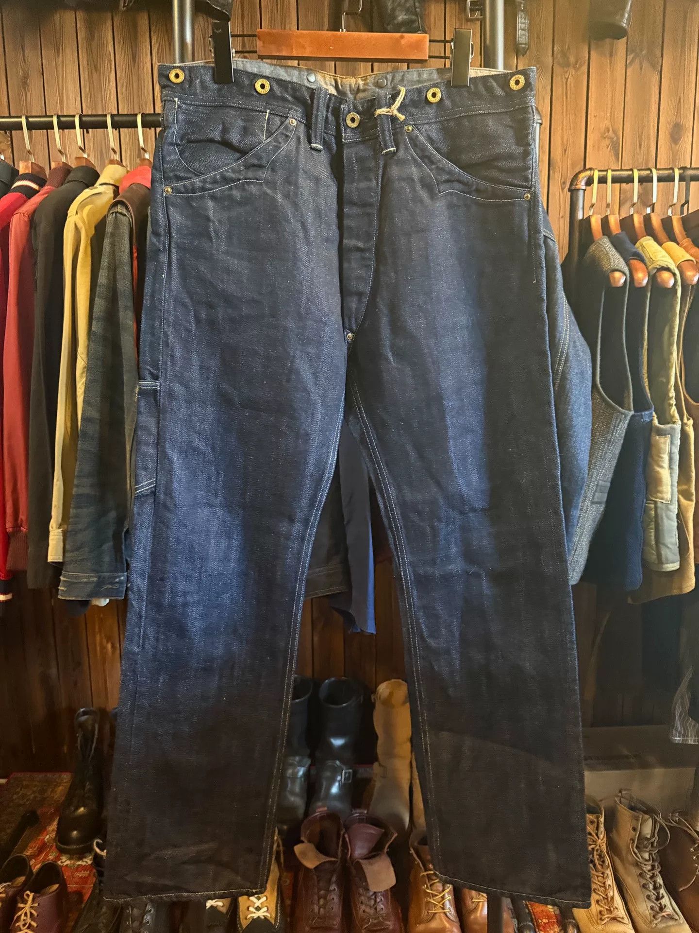 RRL Ralph Lauren RRL Made in USA Straight Jeans 34 Size US 34 / EU 50 - 1 Thumbnail