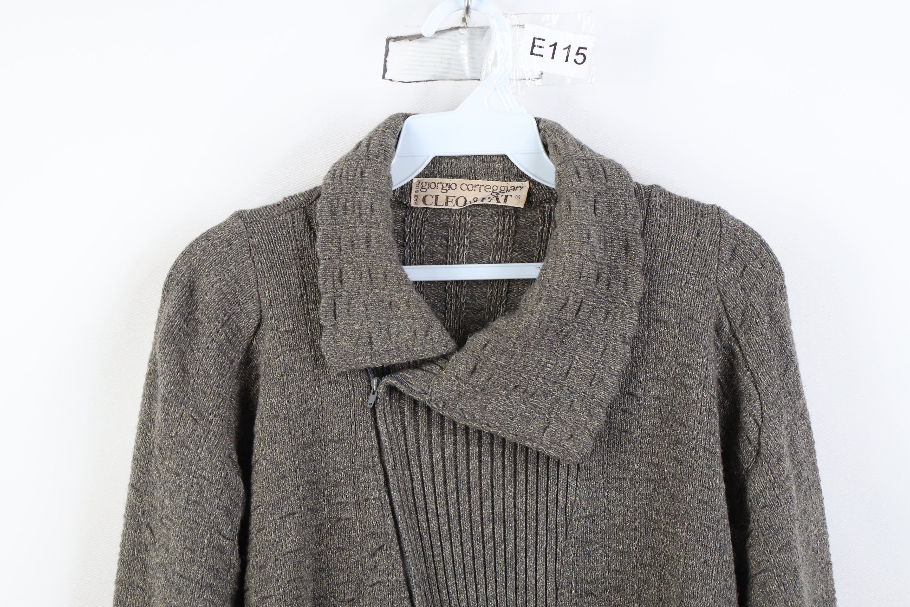 Vintage Vintage 70s 80s Streetwear Asymmetric Collared Sweater Wool Size US L / EU 52-54 / 3 - 2 Thumbnail