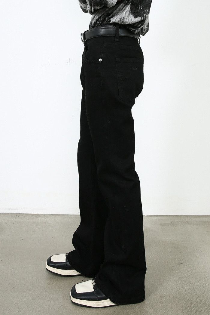 Japanese Brand × Vintage Black retro all-match flared stretch jeans Size US 32 / EU 48 - 5 Thumbnail