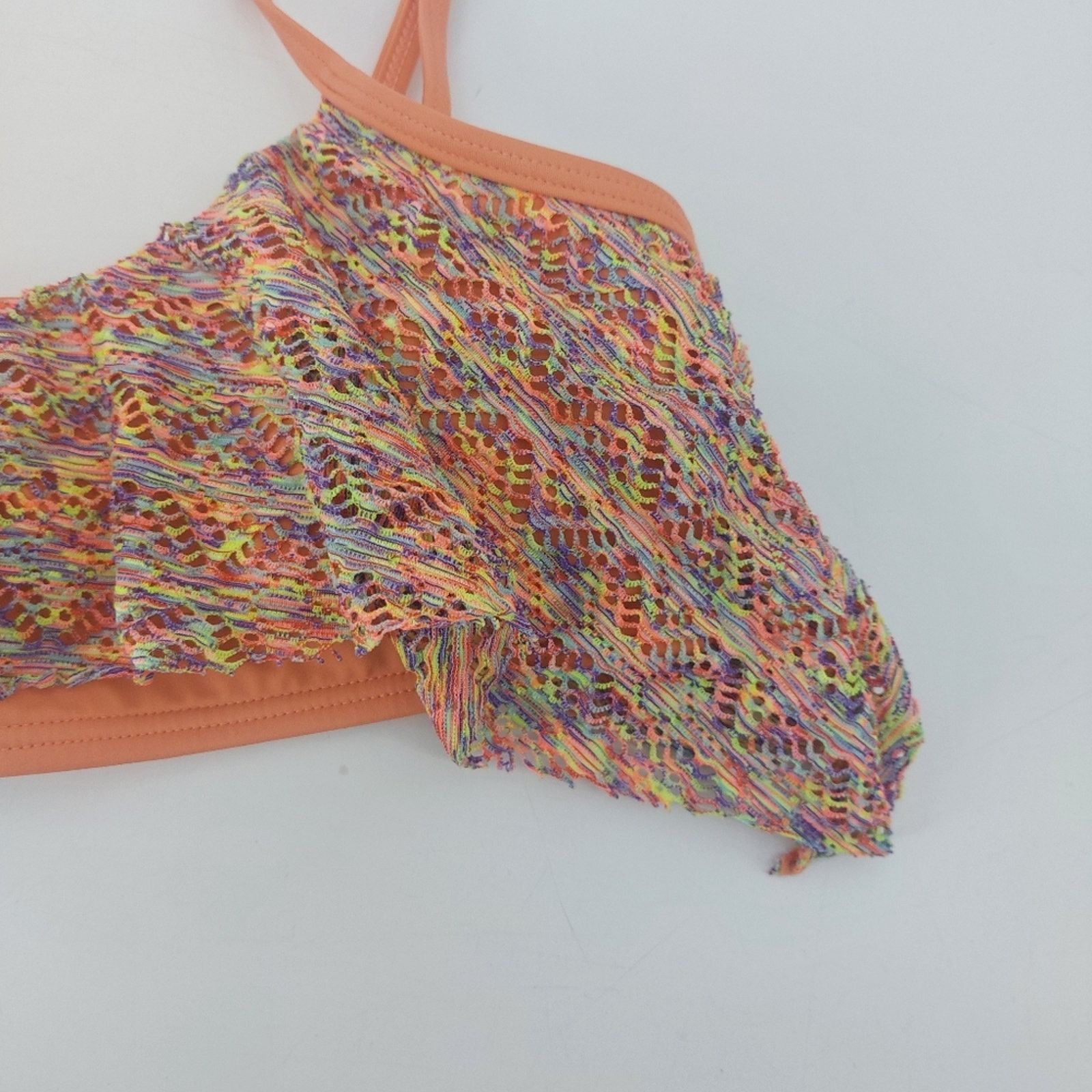 REEF Reef Women's Large Y2K Bikini Top Orange Multicolored Pool Size L / US 10 / IT 46 - 15 Thumbnail