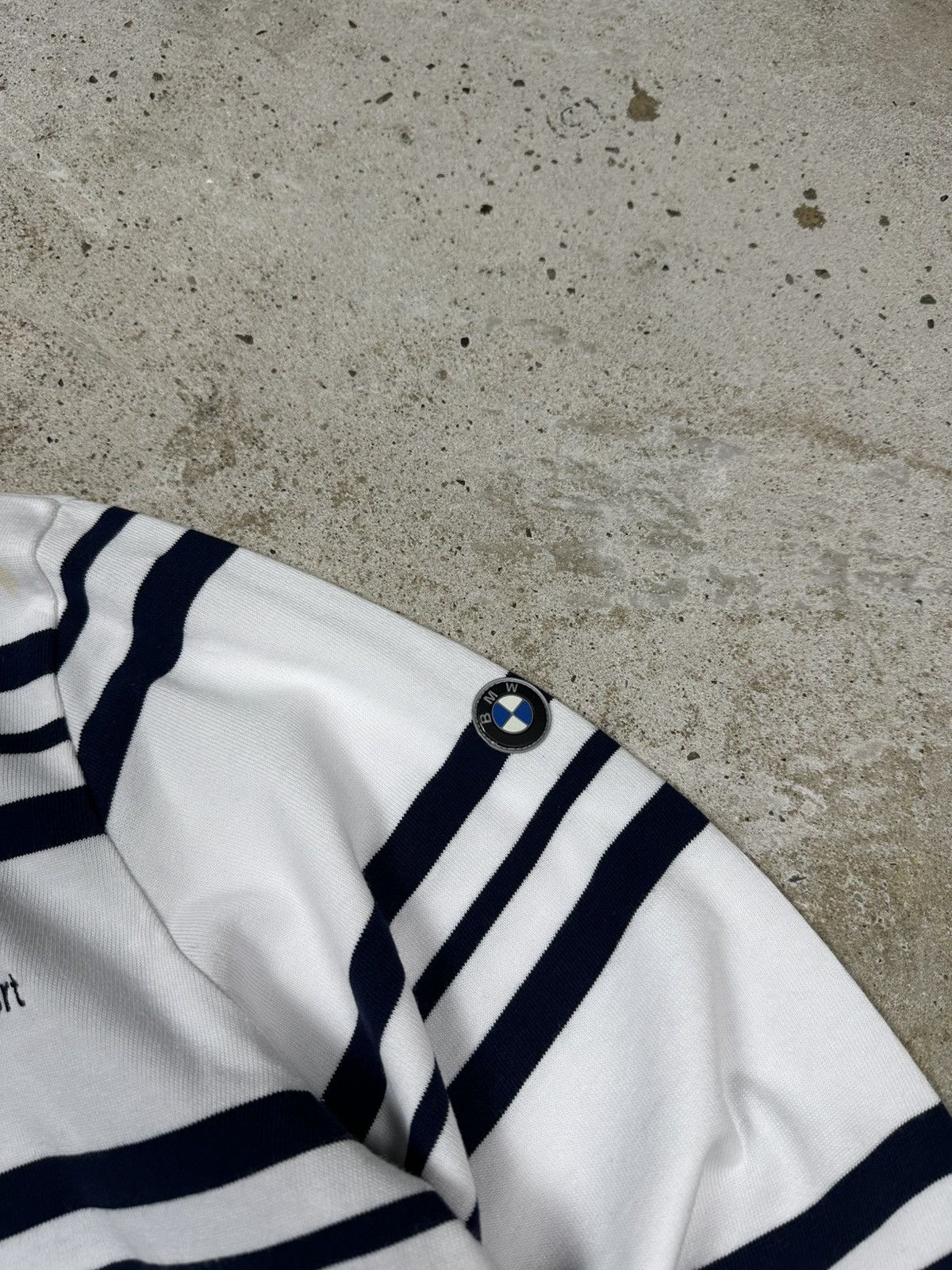 BMW BMW Yachting Sport Racing Striped Rugby Polo Long Sleeve Tee Size US S / EU 44-46 / 1 - 3 Thumbnail