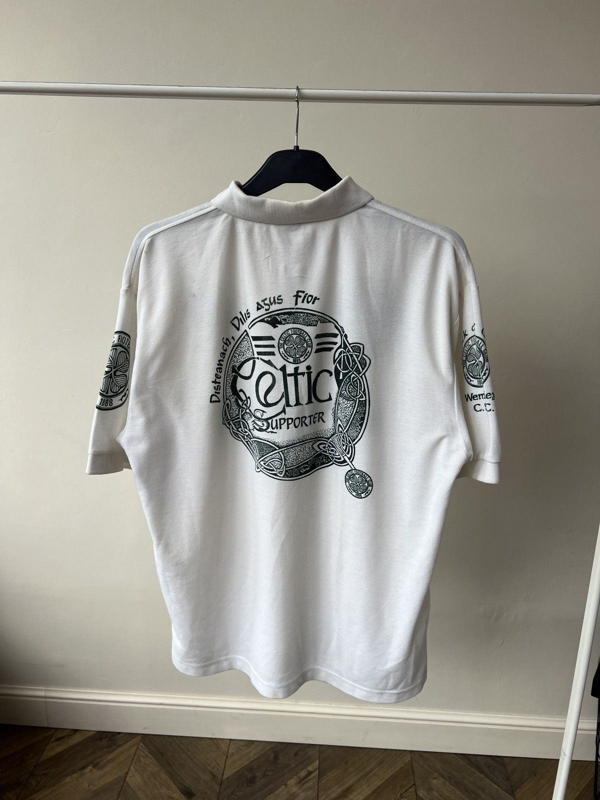 Other Vintage Celtic Retro Polo Soccer T-Shirt Size US L / EU 52-54 / 3 - 10 Thumbnail