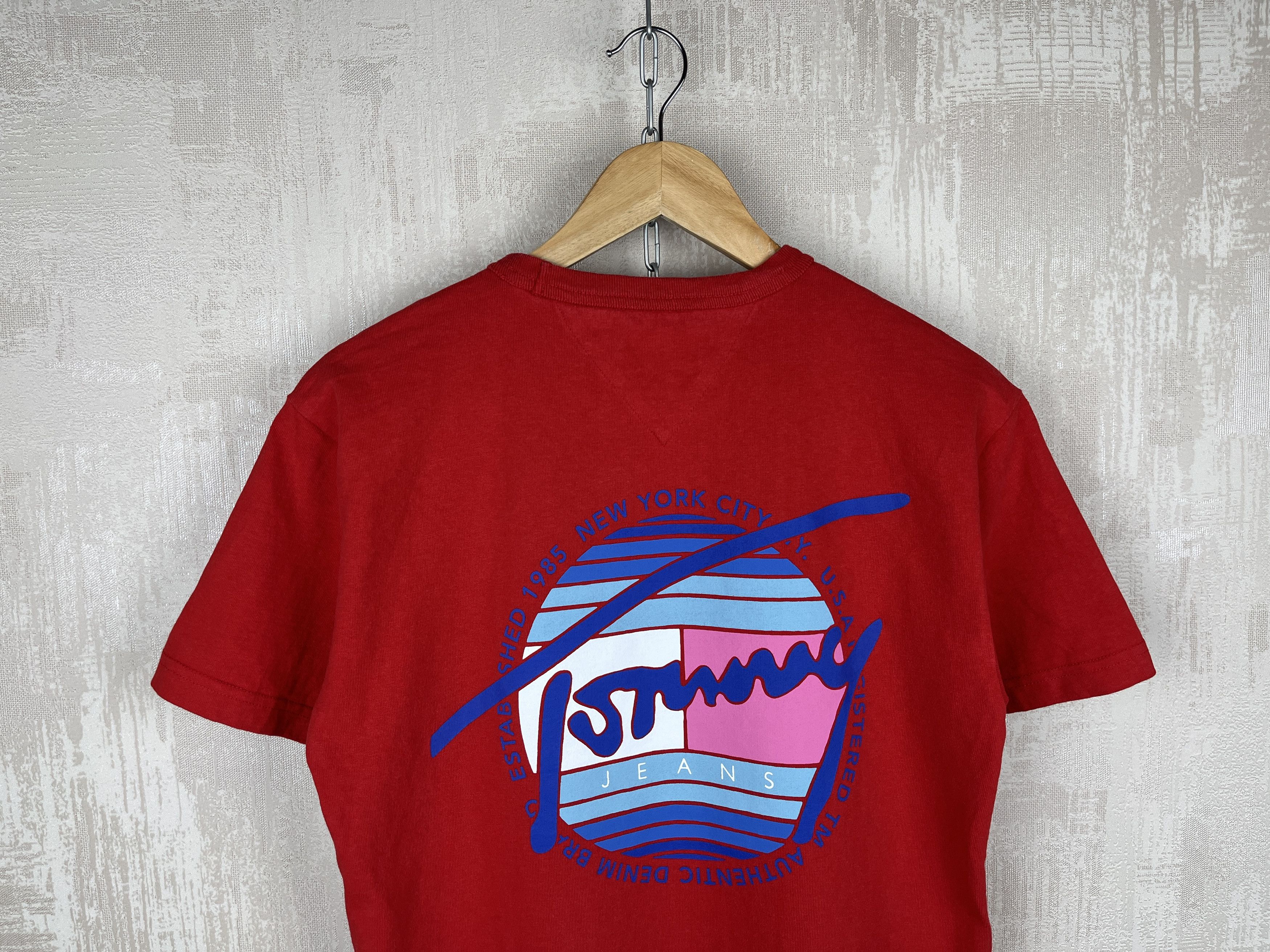 Tommy Hilfiger Tommy Hilfiger Tommy Jeans Big Logo Back T-shirt Size US S / EU 44-46 / 1 - 2 Thumbnail