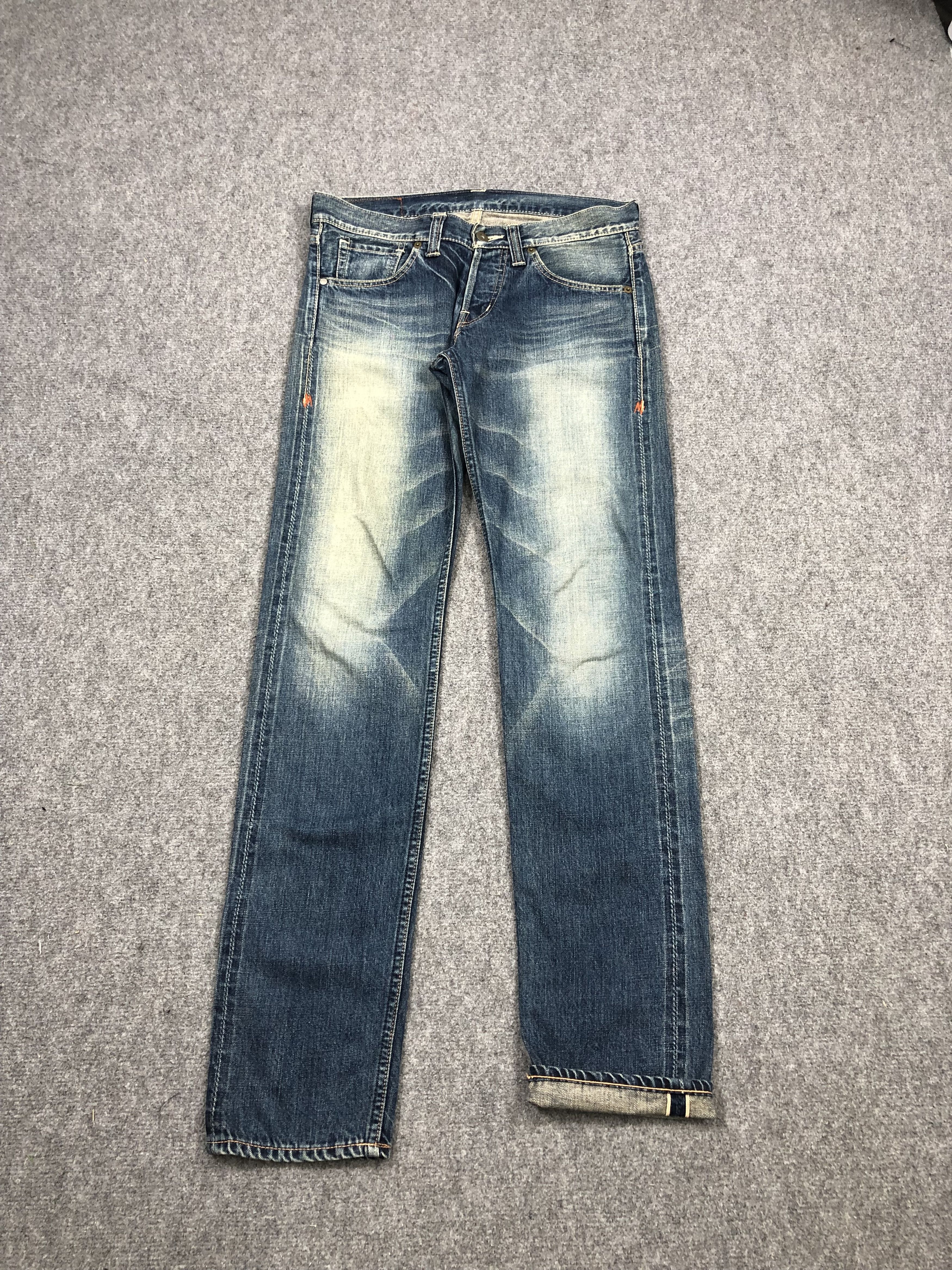 Japanese Brand Vintage Japanese Brand One Wash Selvedge Jeans DP0010 Size US 32 / EU 48 - 1 Thumbnail