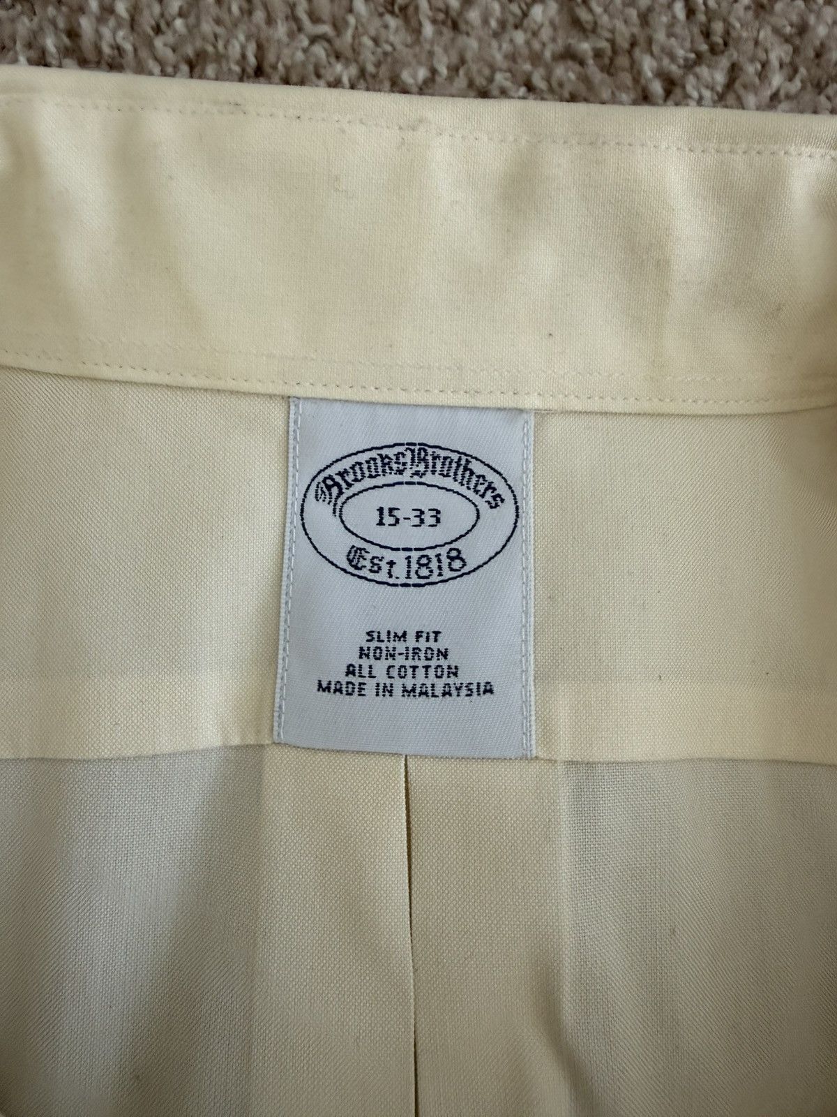 Brooks Brothers Brooks Brothers Dress Shirt Size US M / EU 48-50 / 2 - 2 Thumbnail