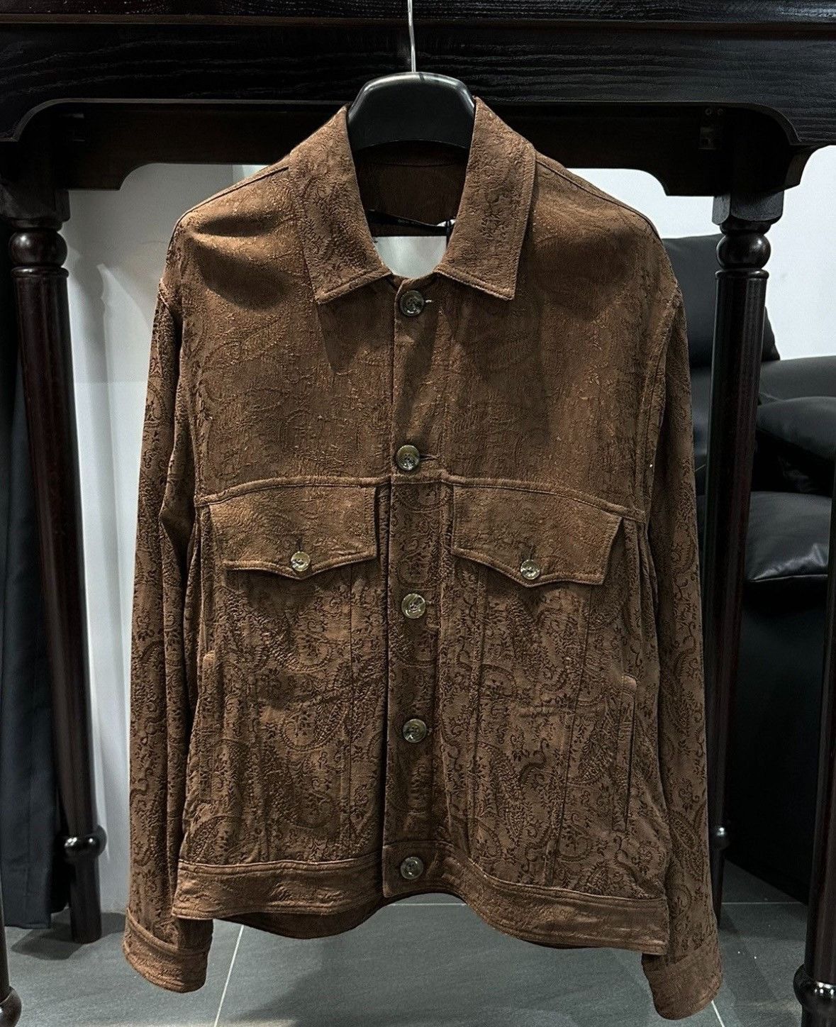 Song For The Mute SFTM 24.1 Paisley Jacquard Jacket Size US M / EU 48-50 / 2 - 1 Thumbnail