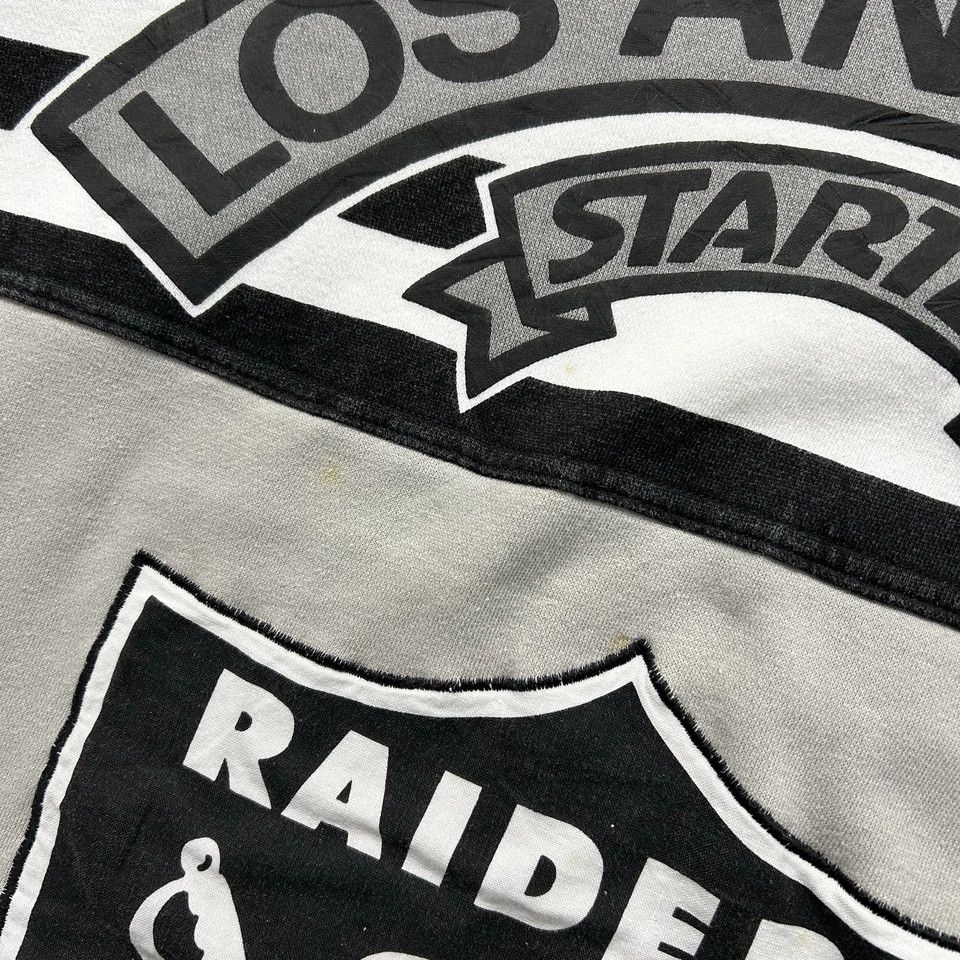 NFL × Starter × Vintage RARE LOS ANGELES RAIDERS SWEATSHIRT CREWNECK AUTHENTIC Size US XL / EU 56 / 4 - 7 Thumbnail