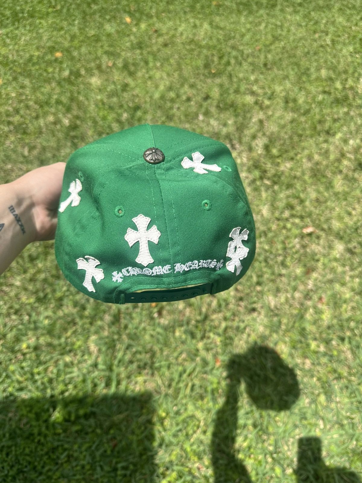 Chrome Hearts Chrome hearts CH hat green Size ONE SIZE - 2 Thumbnail