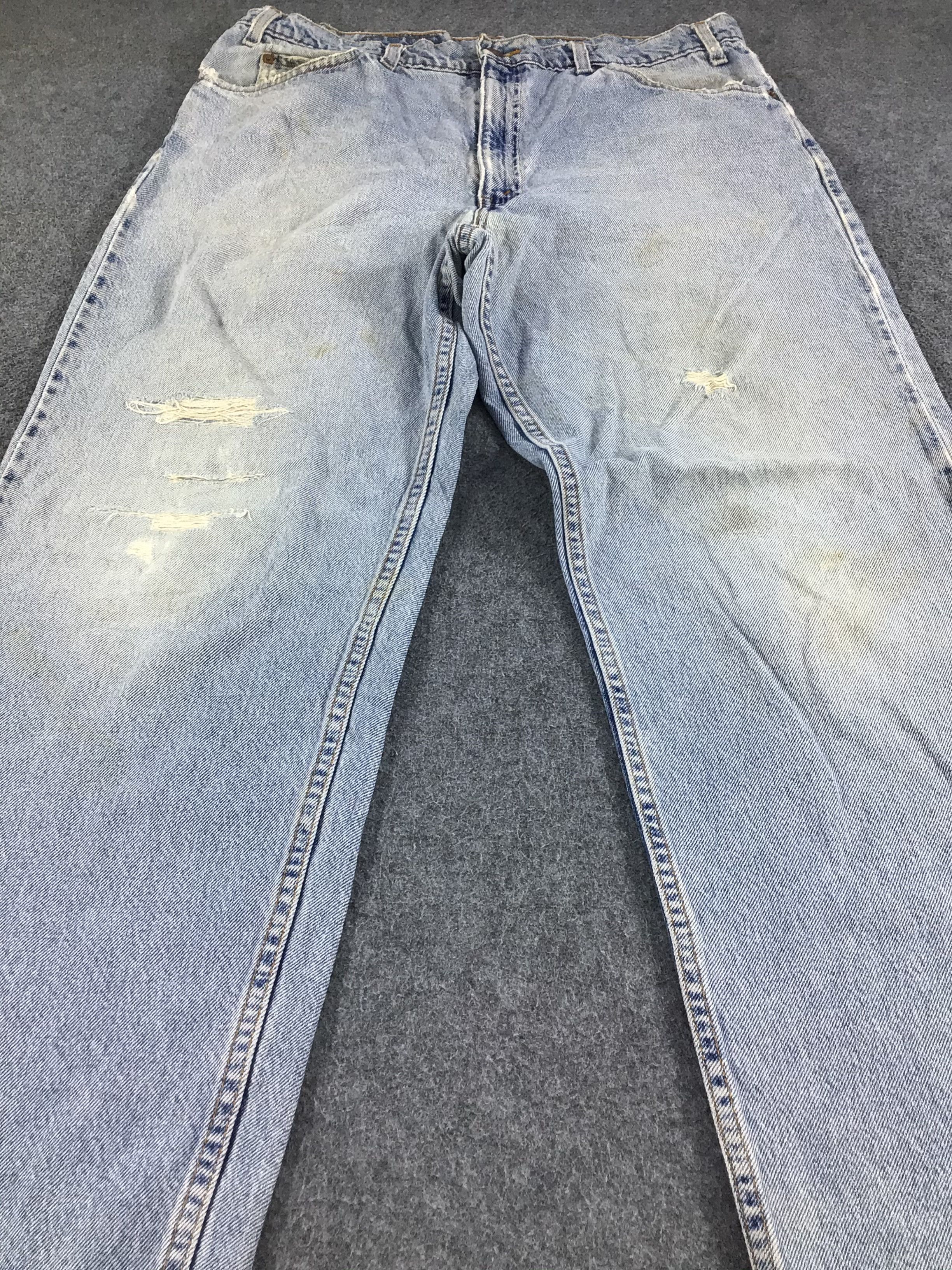 Levi's Vintage Levi's 553 Jeans Relaxed Fit Denim KJ164 Size US 37 - 3 Thumbnail