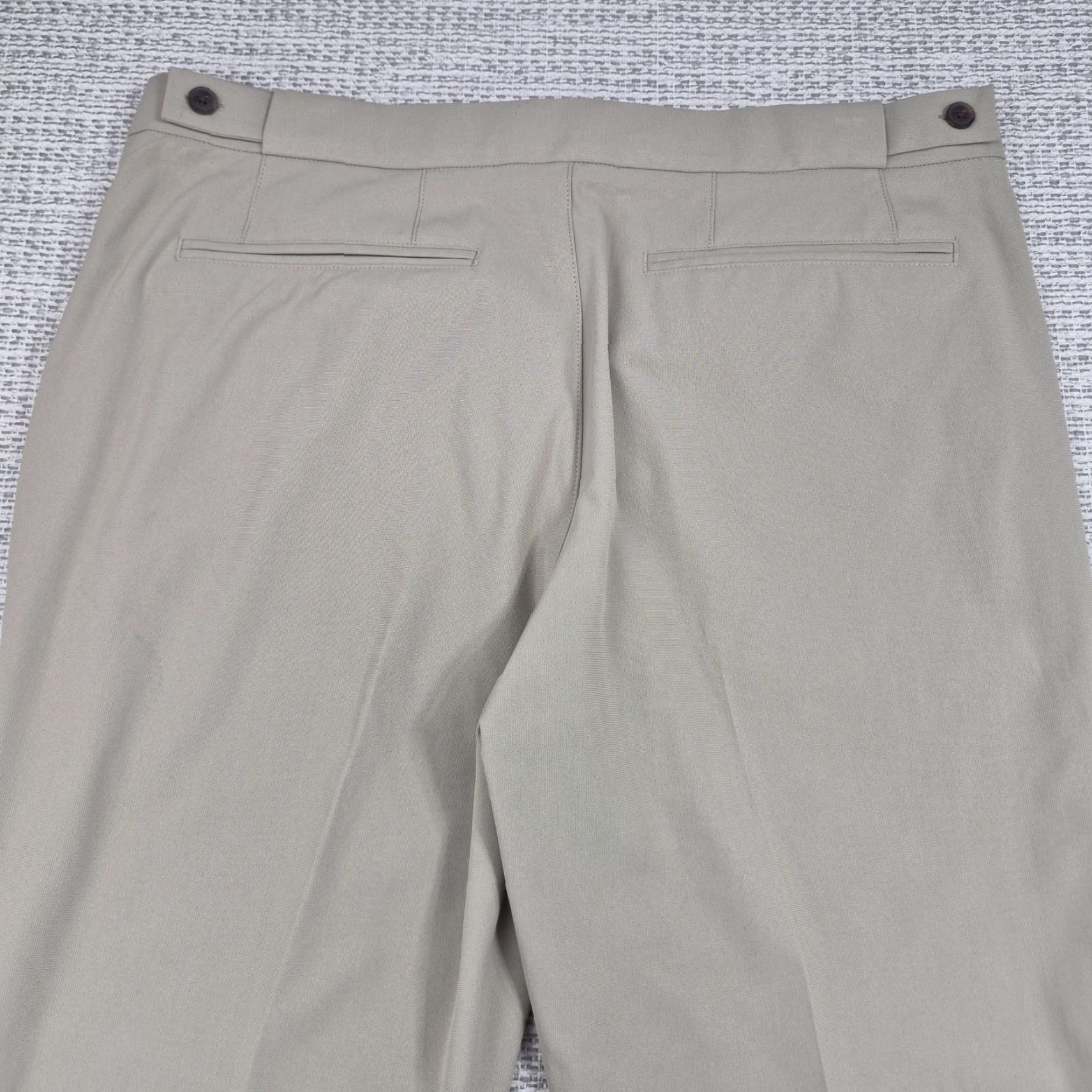 Rhone Rhone Pants Mens 36x29 Beige Stretch Chino Cuffed Straight Leg Performance Size US 36 / EU 52 - 3 Thumbnail