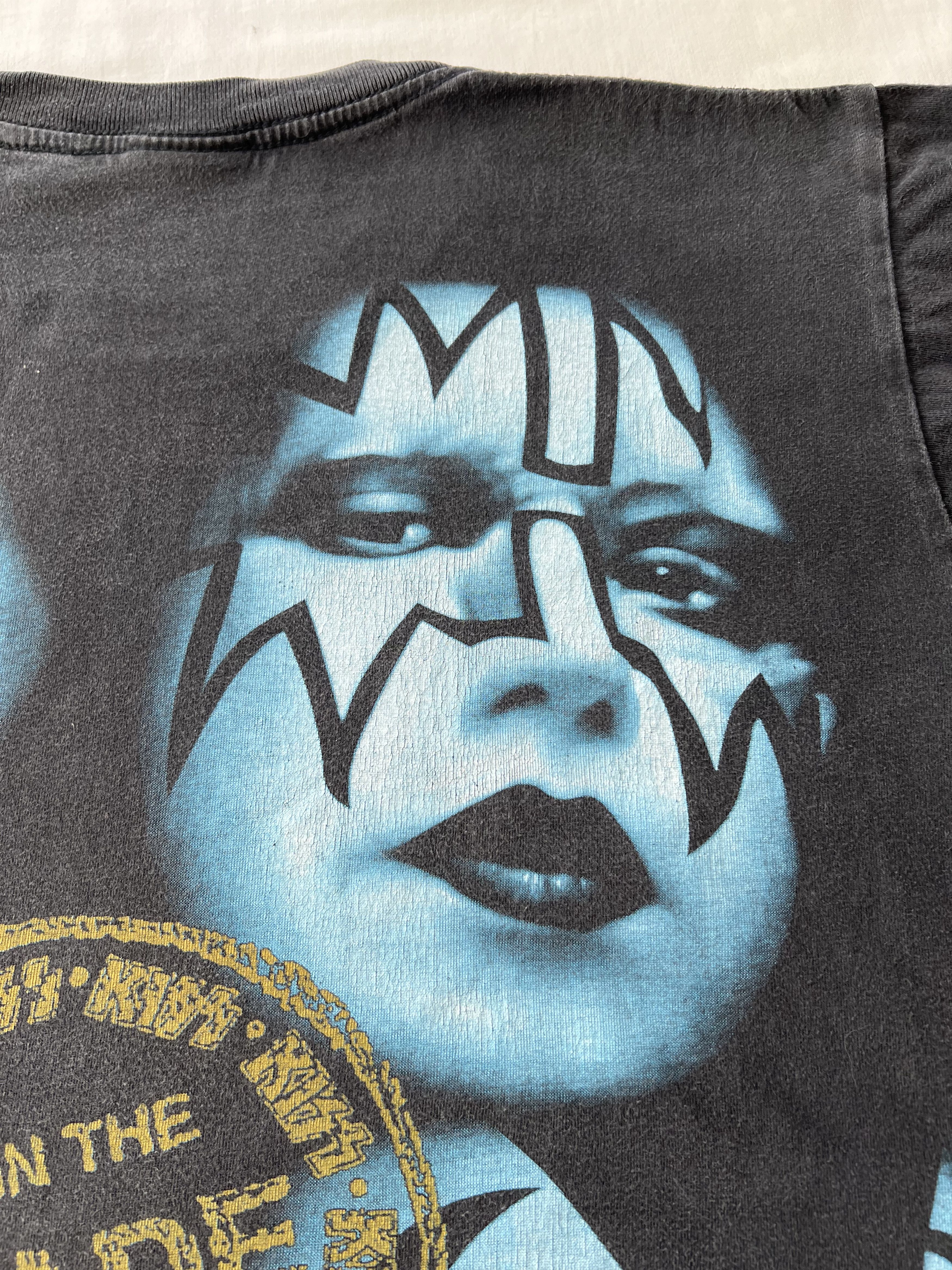 Band Tees Vintage 90s Kiss Hot in the Shade Black T-shirt Size US L / EU 52-54 / 3 - 16 Thumbnail