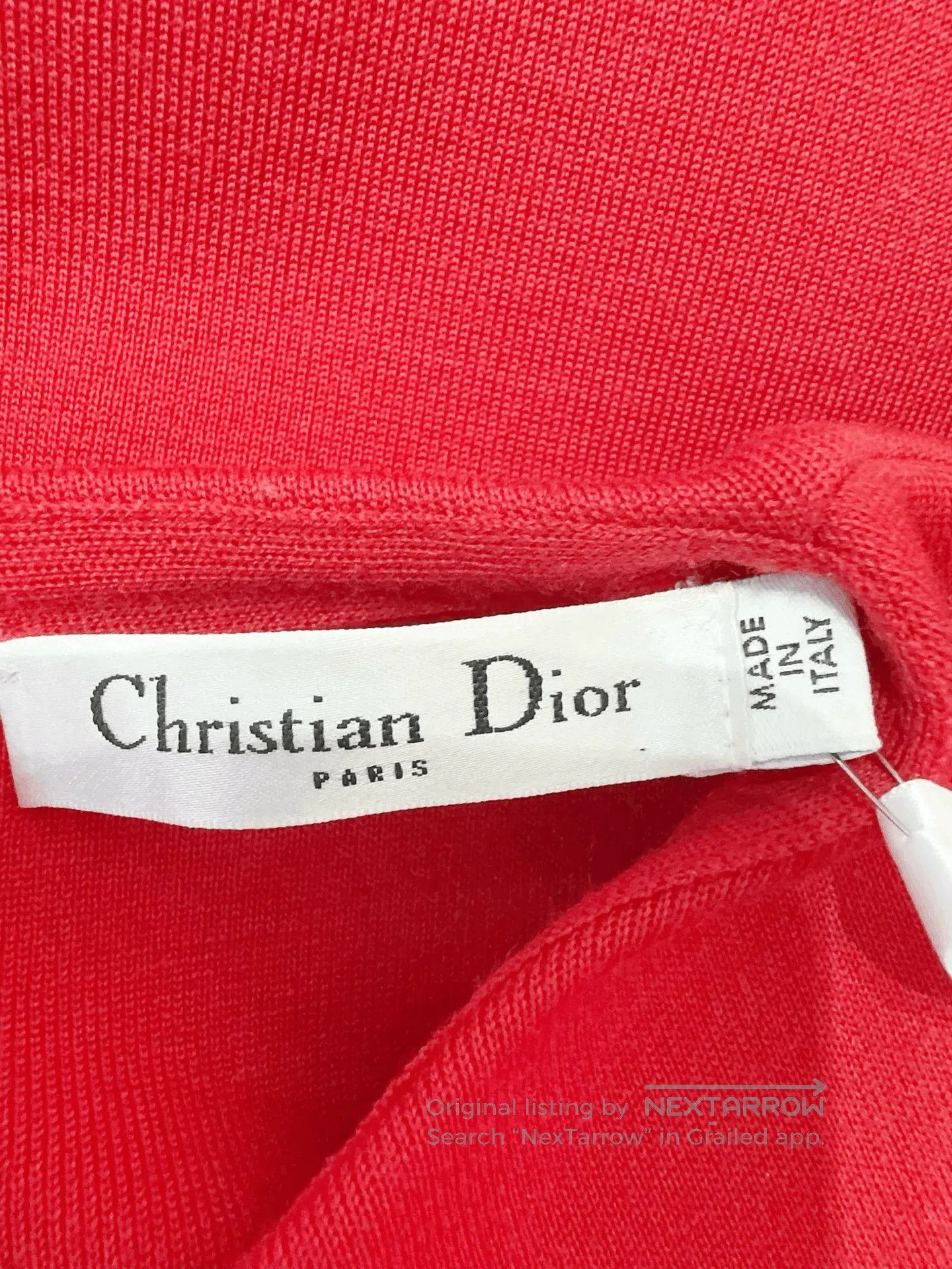 Dior Dior Red Knit Dress. Size XS / US 0-2 / IT 36-38 - 4 Thumbnail