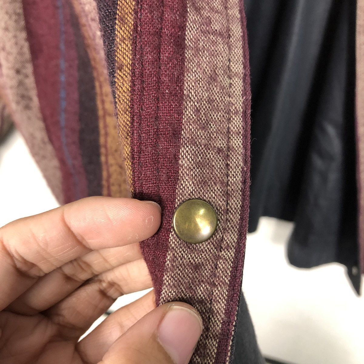 Japanese Brand 📌Vintage Bomber Jacket Reversible Striped Issey Miyake Size US M / EU 48-50 / 2 - 17 Thumbnail