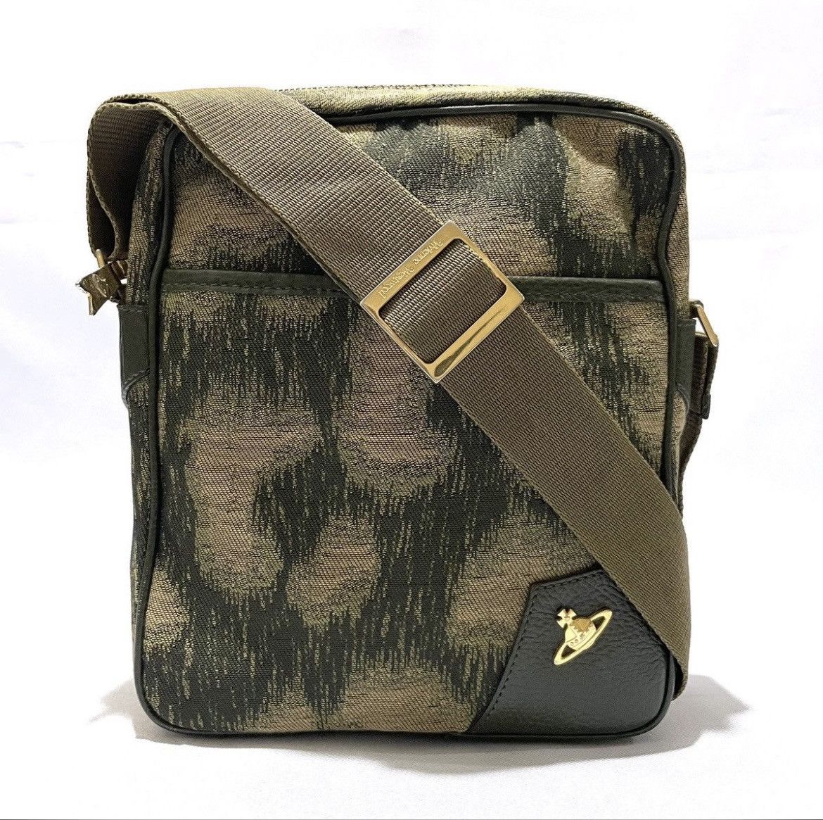 Vivienne Westwood Leopard Canvas Crossbody Bag Size ONE SIZE - 1 Thumbnail