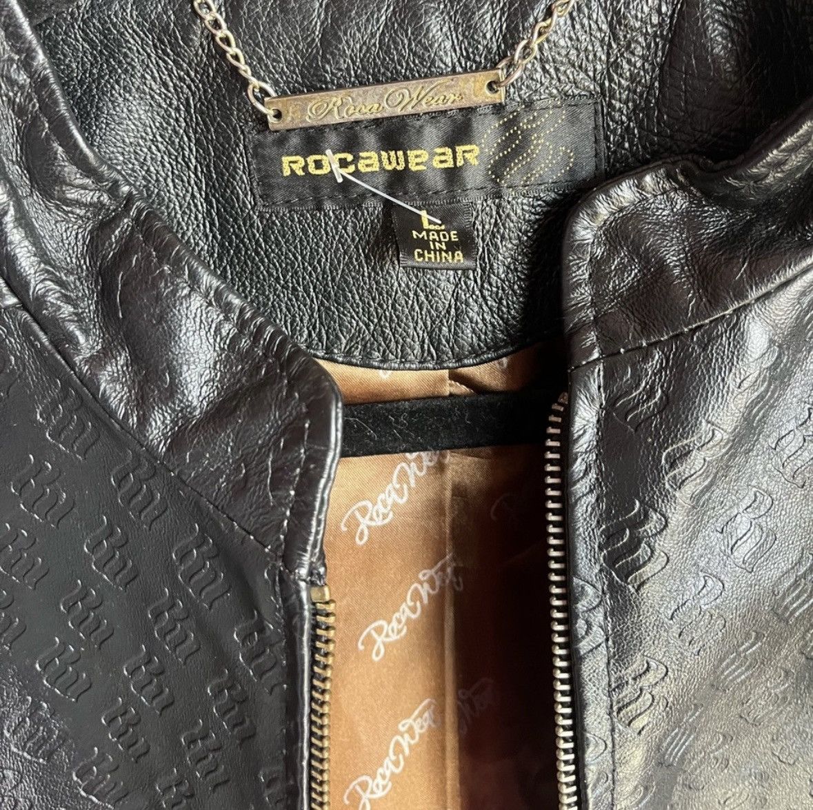 Rocawear Rocawear Women’s Leather Jacket Vintage Y2K Size Large Size L / US 10 / IT 46 - 3 Thumbnail