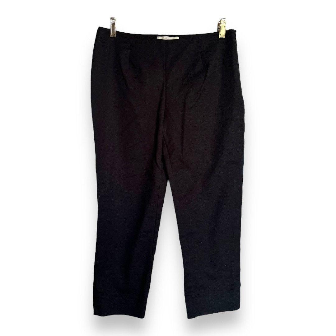 Chicos Chico's Womens Pants Sz 0 S 4 Black Pixie Crop Tapered Pants Size 27" / US 4 / IT 40 - 2 Thumbnail