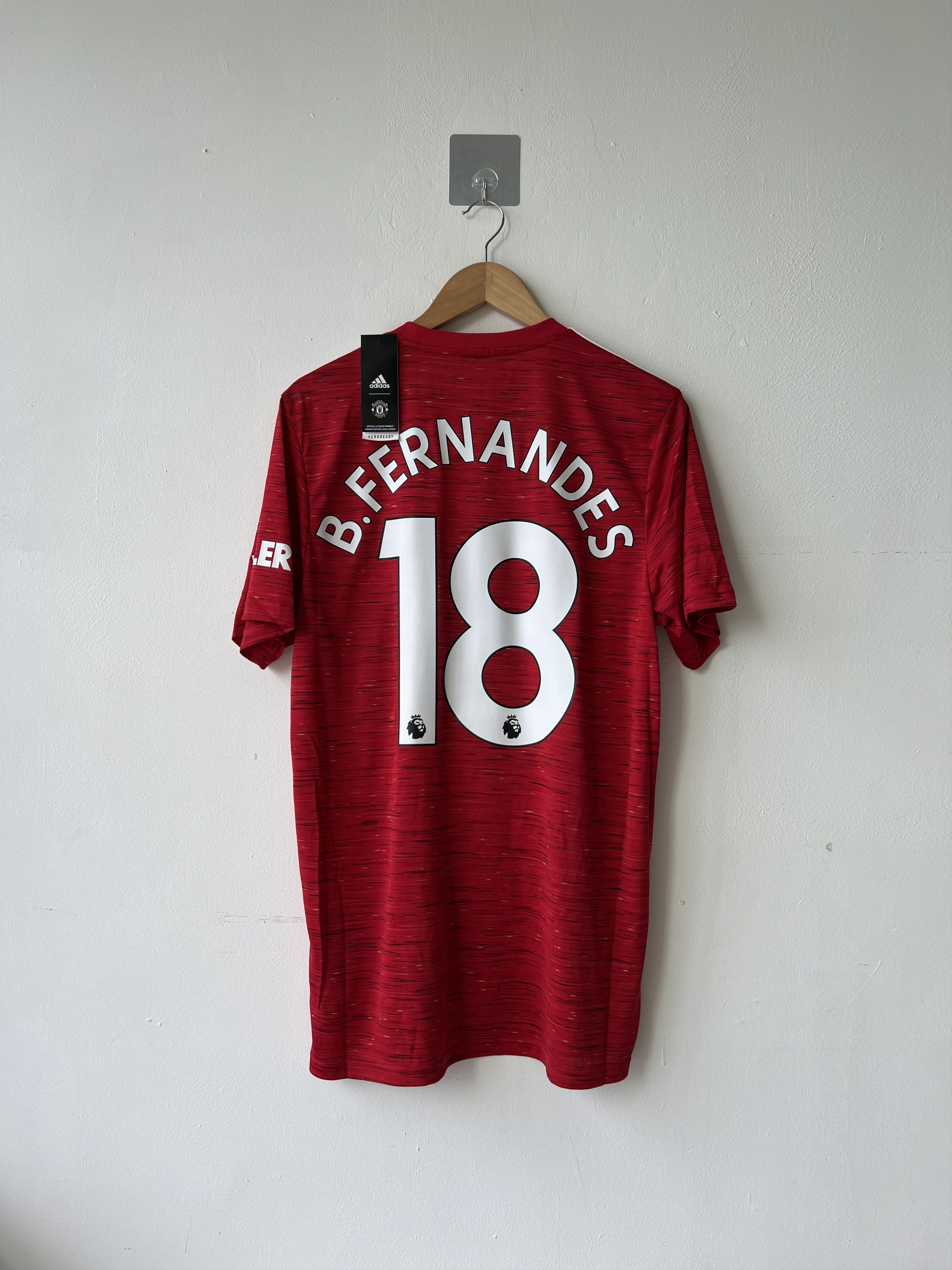 Adidas (L) Manchester United 2020-21 Home B. Fernandes #18(NEW) Kit Size US L / EU 52-54 / 3 - 1 Thumbnail