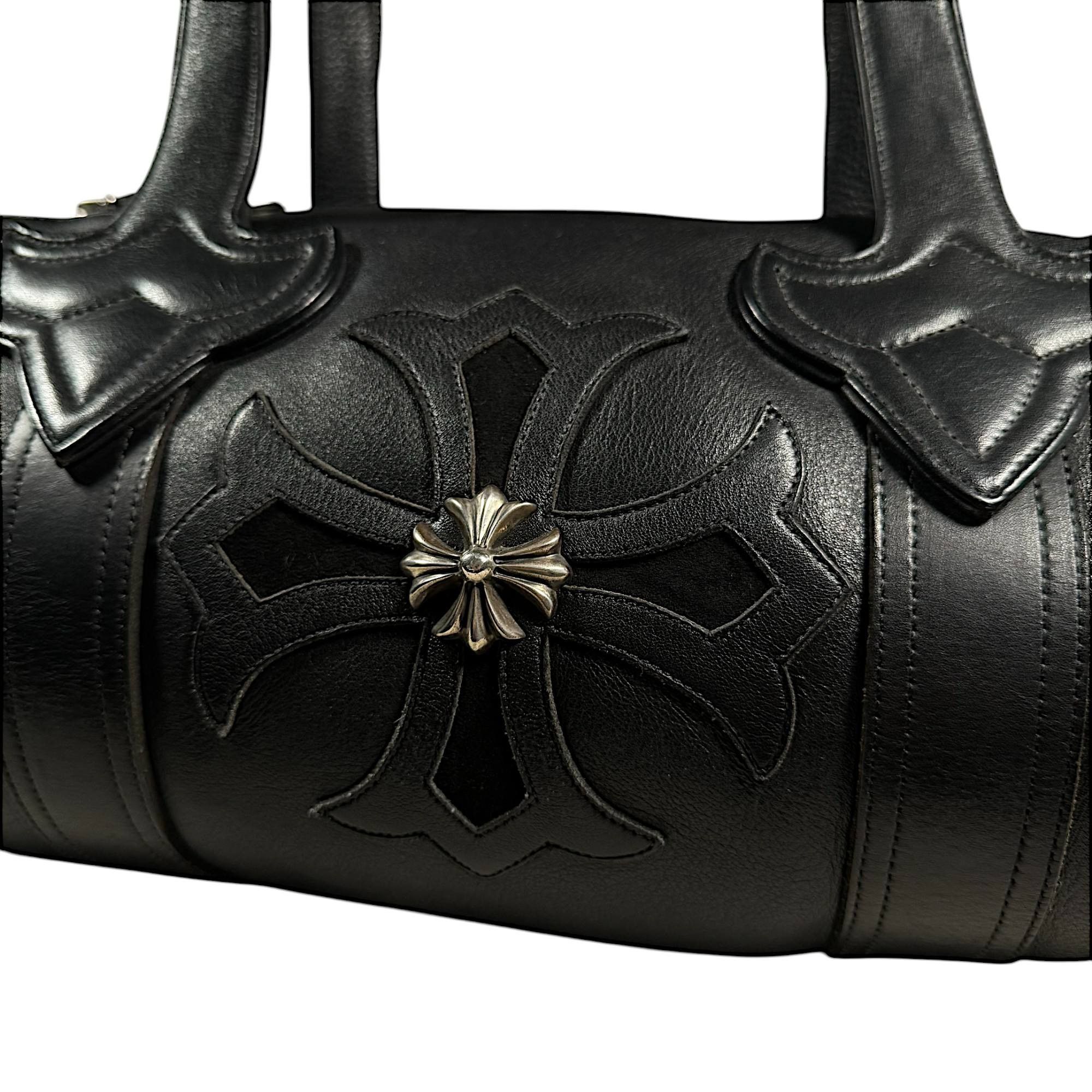 Chrome Hearts CH PLUS PATCH SILVER CROSS PLUS DUFFLE BAG Size ONE SIZE - 3 Thumbnail