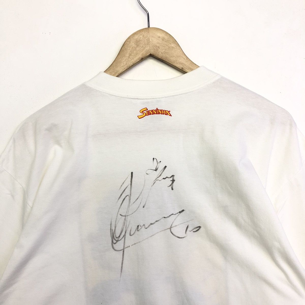 Formula 1 × Vintage Vintage 94 Aryton Senna Grafiti Tshirt Size US L / EU 52-54 / 3 - 9 Thumbnail