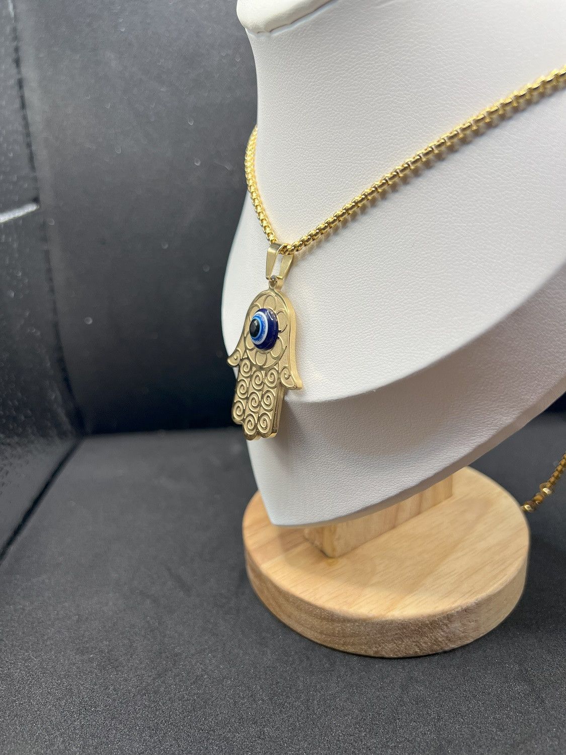 Other Hamsa evil eye hand chain necklace Size ONE SIZE - 2 Thumbnail