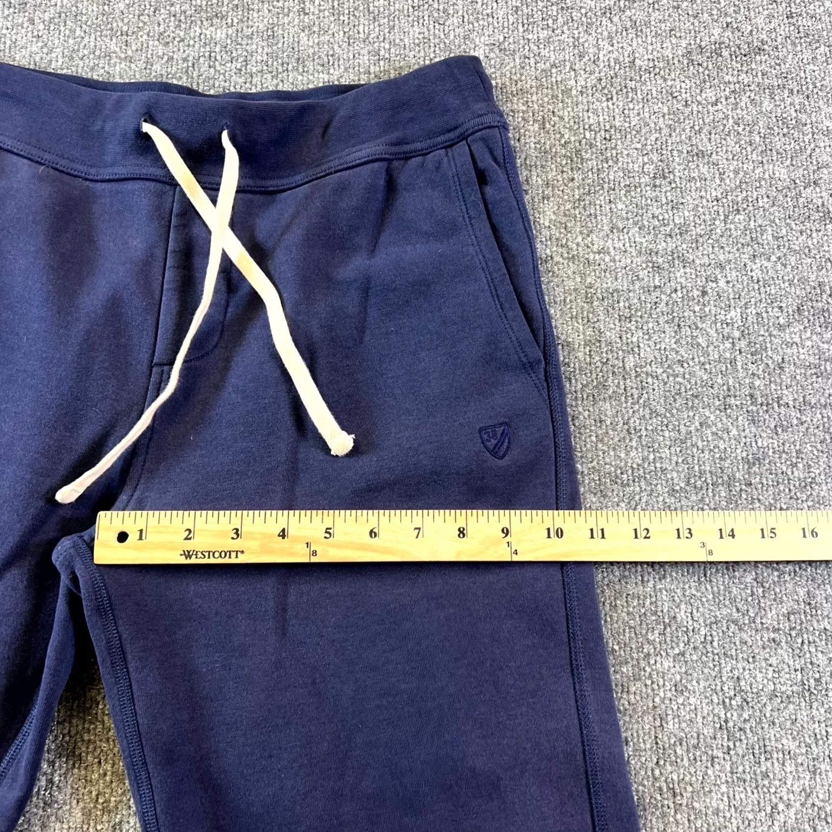 Cremieux Cremieux Sweatpants Mens Small Navy Blue Cotton Straight Leg Drawstring Size US 29 - 5 Thumbnail
