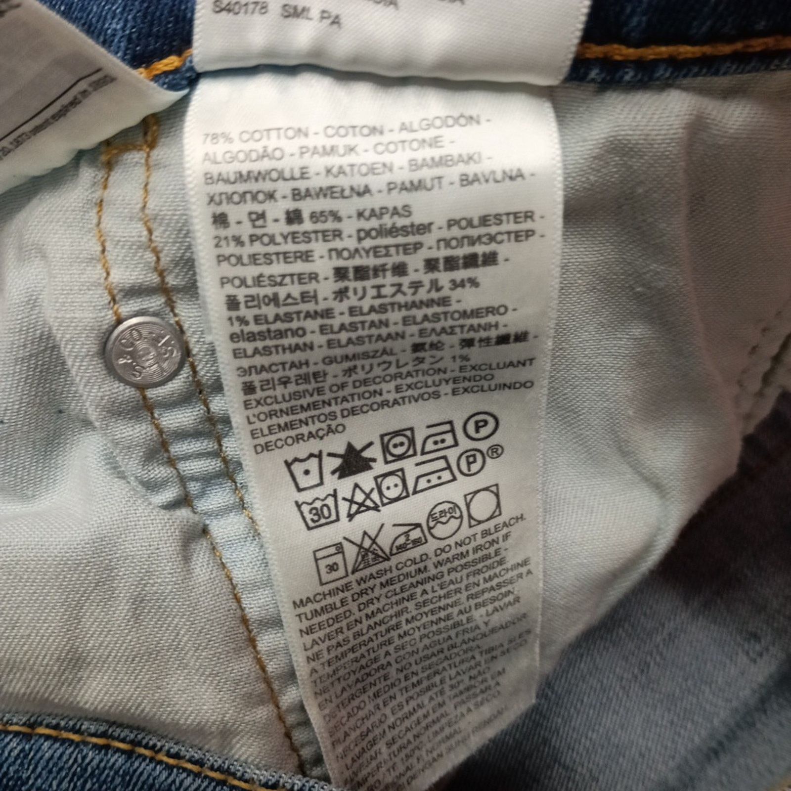 Levi's Levi's 541 Jeans Men's 52x29 Blue Athletic Taper Fit Stretch Size US 44 / EU 60 - 5 Thumbnail