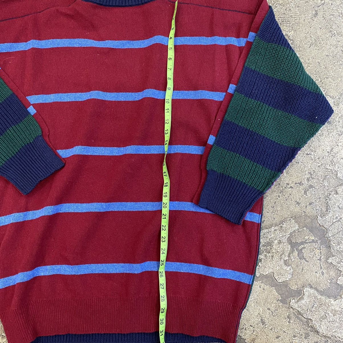 Balenciaga Balenciaga Brand New Striped Knit Fleece Size US M / EU 48-50 / 2 - 10 Thumbnail