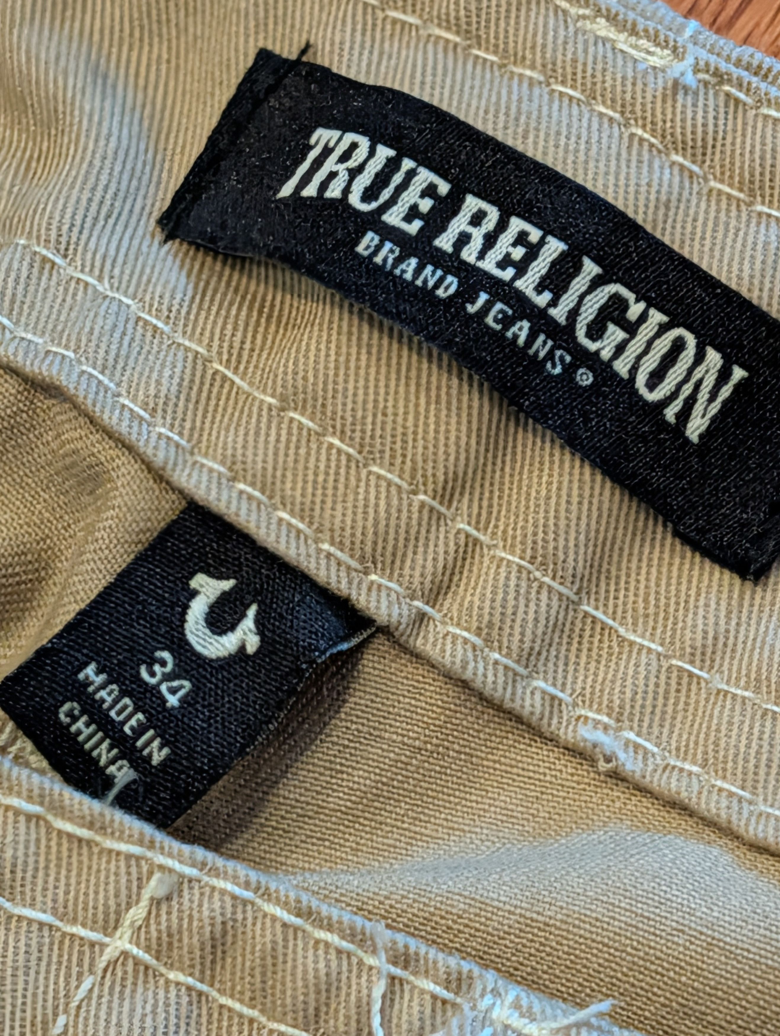 True Religion True Religion Pants Mens 34 108335 Men's Travertine Jean Size US 38 / EU 54 - 7 Thumbnail