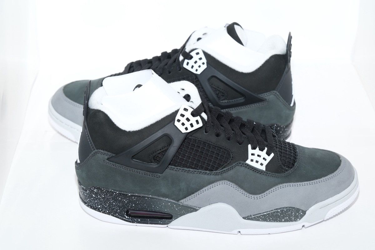 Jordan Brand Nike Air Jordan 4 2024 Retro Fear Black White FQ8138-002 Size US 11.5 / EU 44-45 - 8 Thumbnail