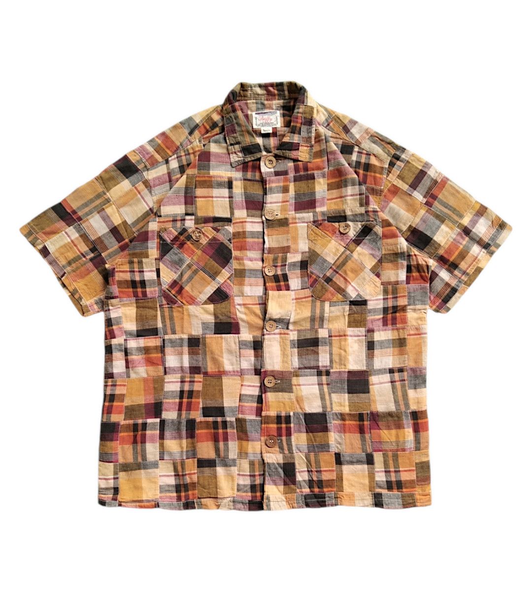 Beauty Beast × If Six Was Nine × Japanese Brand VTG 90s Baffy Pacthwork Casual Basic Double Pocket Size US L / EU 52-54 / 3 - 1 Thumbnail