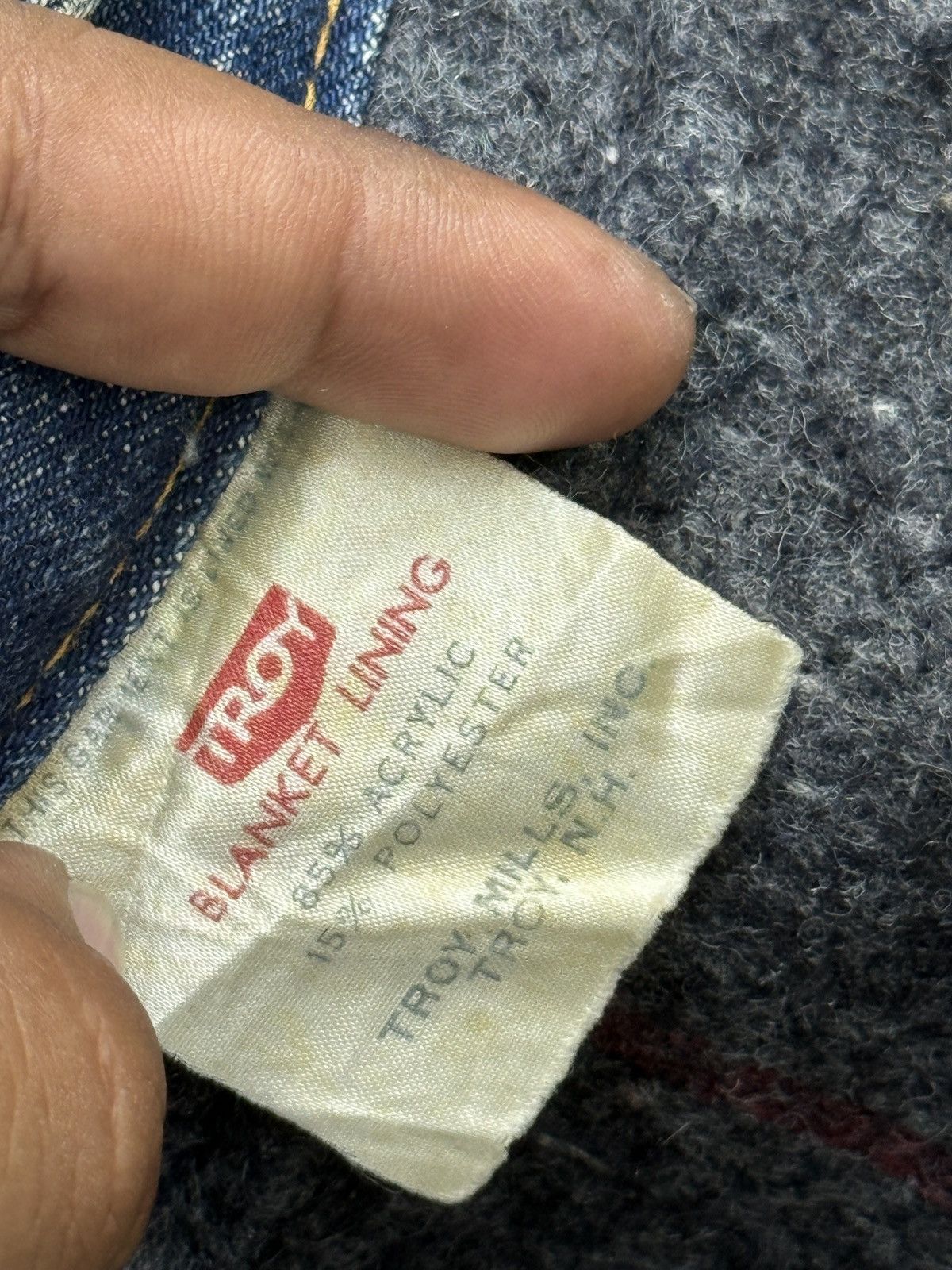 Levi's 🔥🔥🔥ARCHIVE VINTAGE 70’s LEVIS BLANKET LINED TRUCKER JACKET Size US S / EU 44-46 / 1 - 10 Thumbnail
