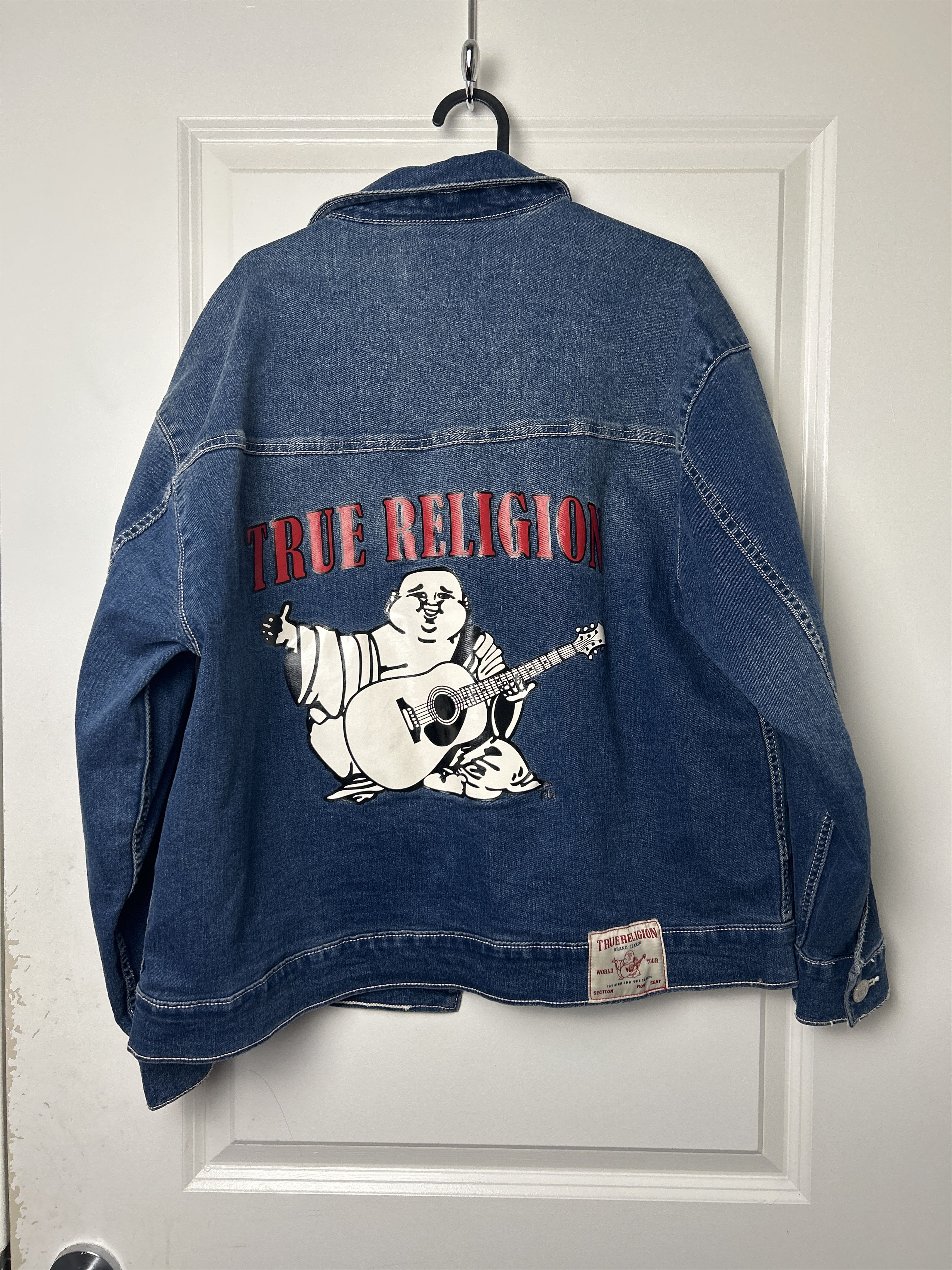 True Religion True Religion denim jacket in an indigo wash Size US M / EU 48-50 / 2 - 2 Thumbnail
