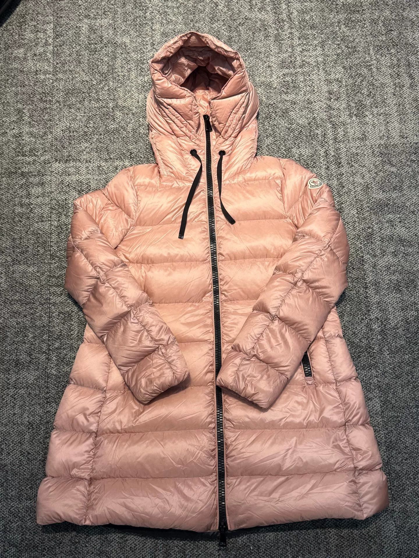 Moncler Pink Down Jacket Size M