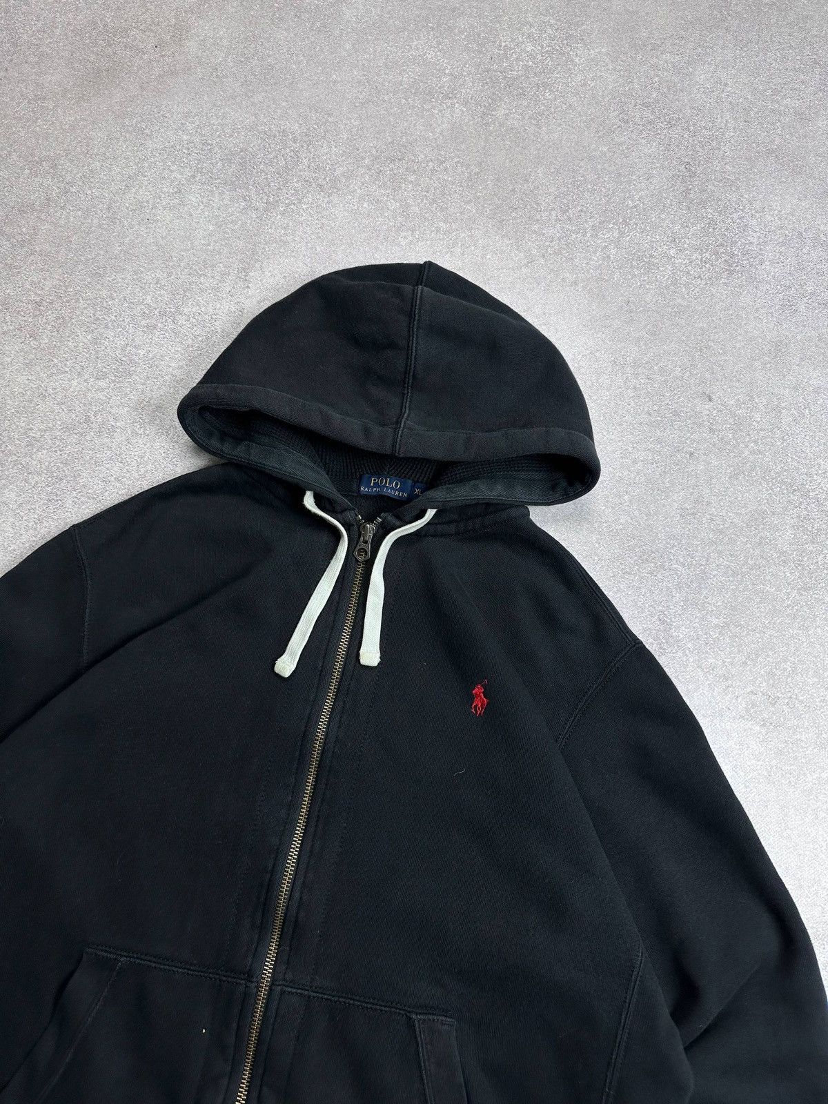 Polo Ralph Lauren Vintage Polo Ralph Lauren Heavy Cotton Zip Hoodie XL Size US XL / EU 56 / 4 - 2 Thumbnail