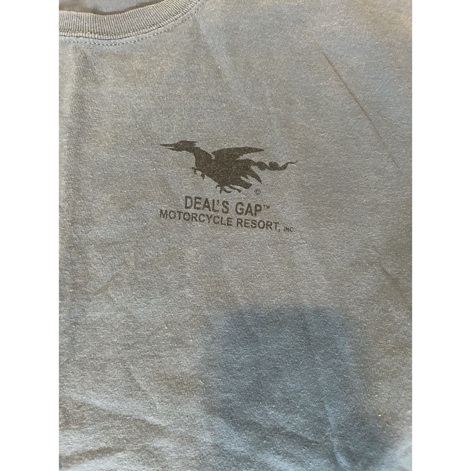 Gildan Deal's Gap Motorcycle Resort T shirt Gildan Gray Adult Med Size US M / EU 48-50 / 2 - 3 Thumbnail